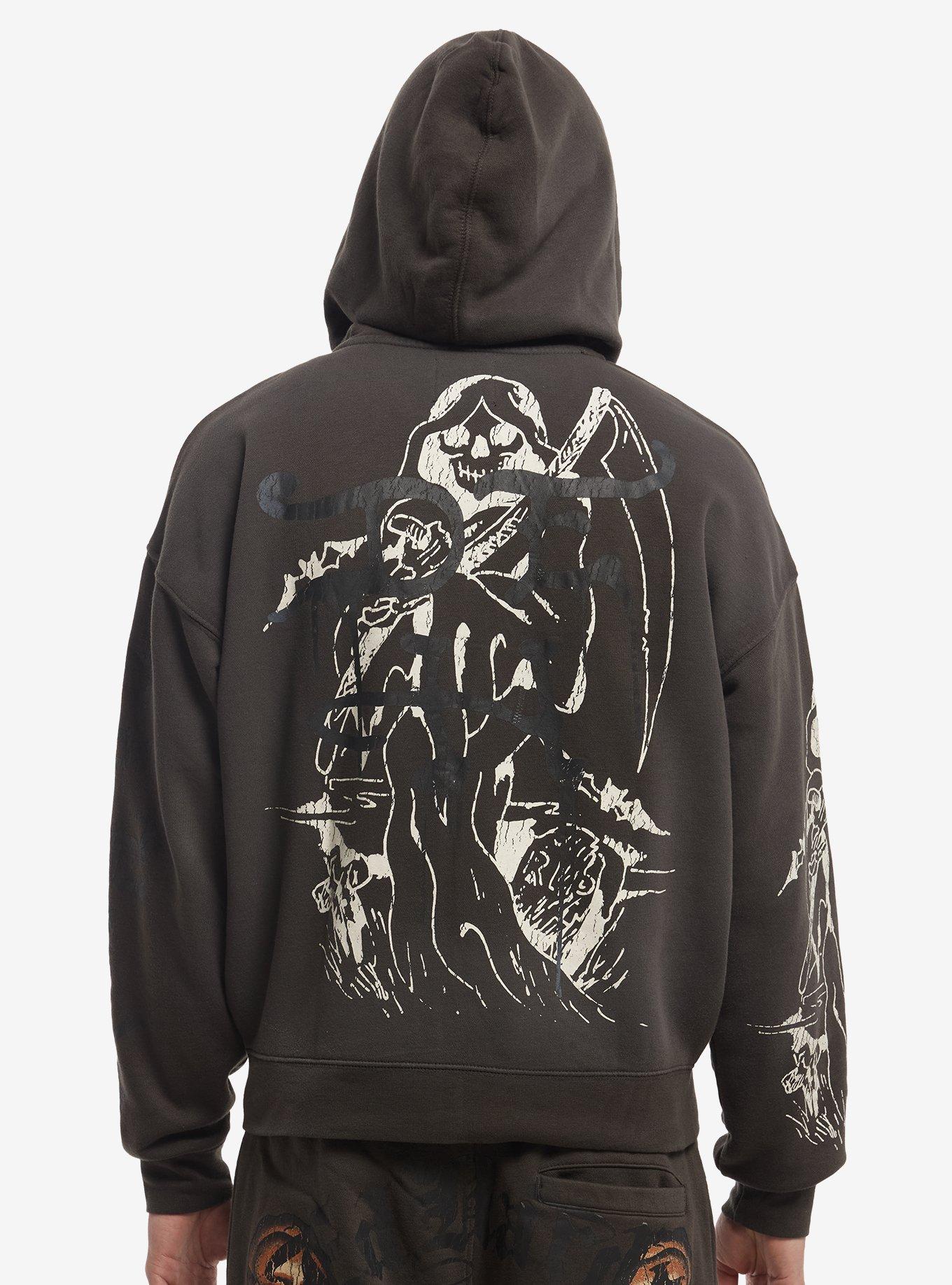 Ed Hardy Skeleton Reaper Hoodie, , hi-res