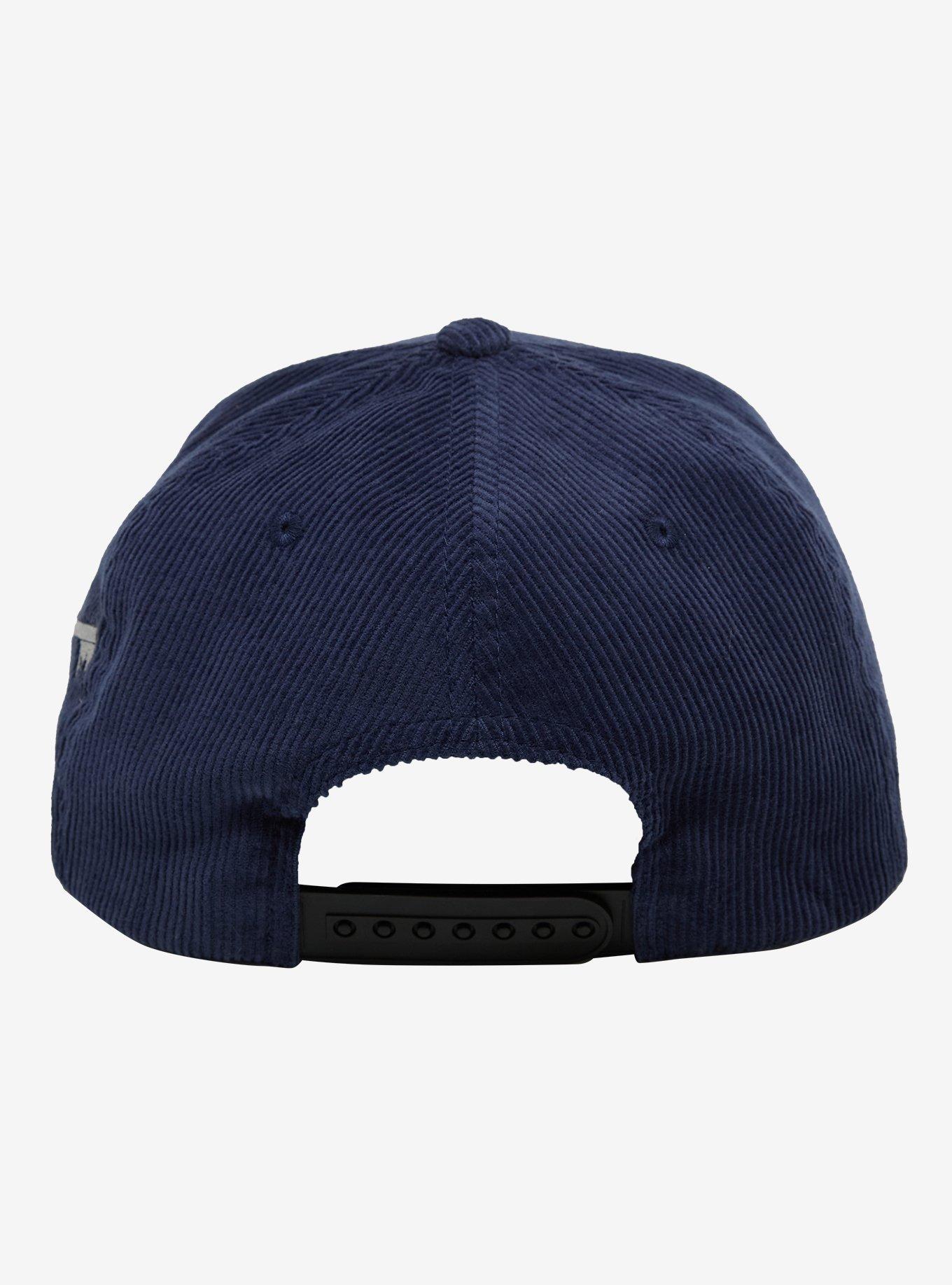 Disney Kingdom Hearts Emblem Corduroy Ball Cap - BoxLunch Exclusive, , alternate - view 3
