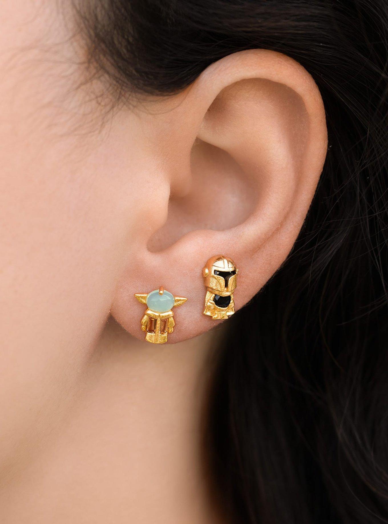 Star Wars X Girls Crew The Mandalorian Characters Mismatch Stud Earring Set, , hi-res
