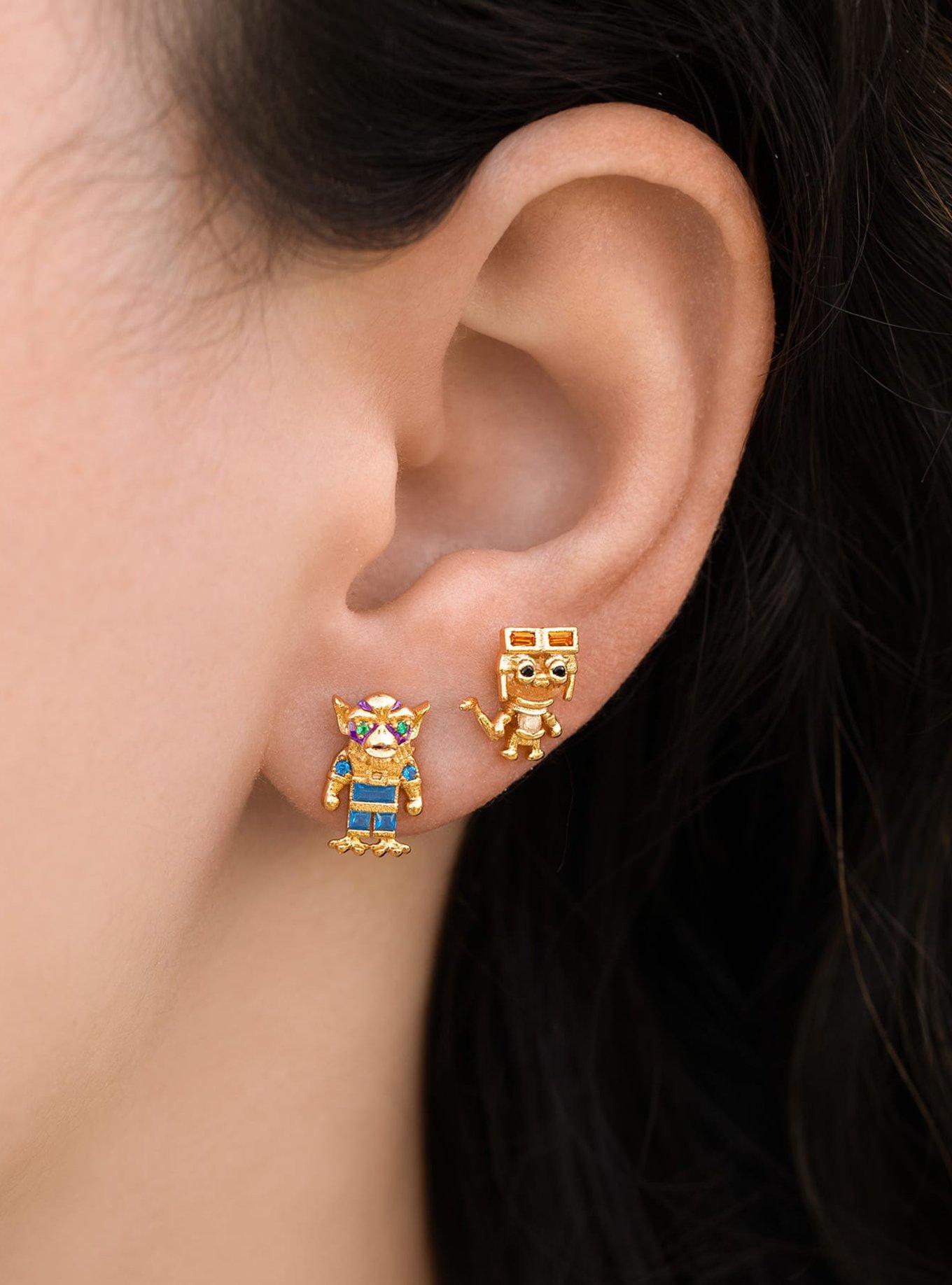 Star Wars X Girls Crew The Mandalorian Characters Mismatch Stud Earring Set, , alternate - view 3