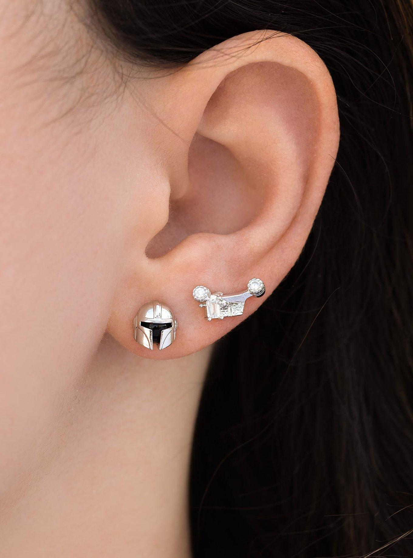 Star Wars X Girls Crew The Mandalorian Icons Mismatch Stud Earring Set, , hi-res