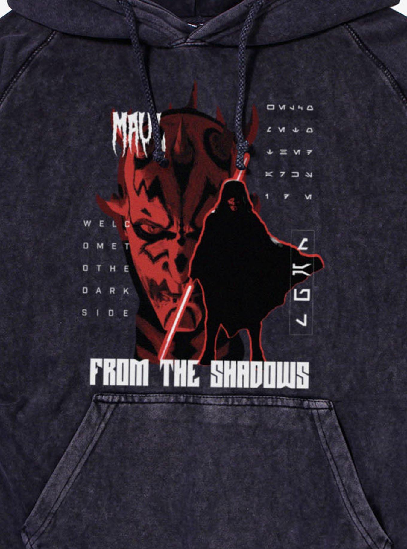 Star Wars: Maul Shadow Lord From The Shadows Welcome Mineral Wash Hoodie Box Lunch Exclusive, , hi-res