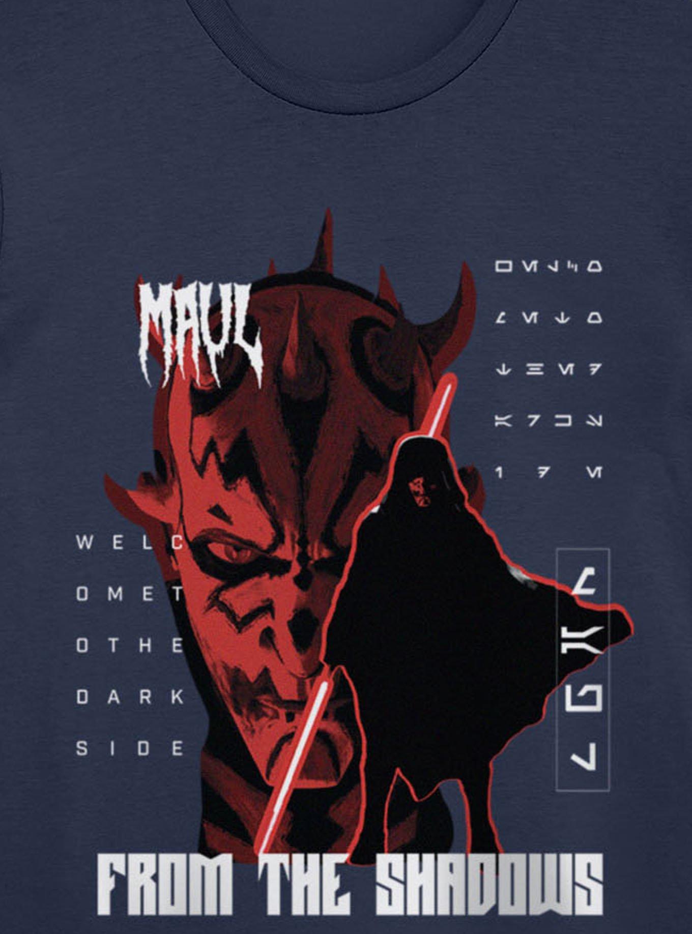 Star Wars: Maul Shadow Lord From The Shadows Welcome T-Shirt Box Lunch Exclusive, , hi-res