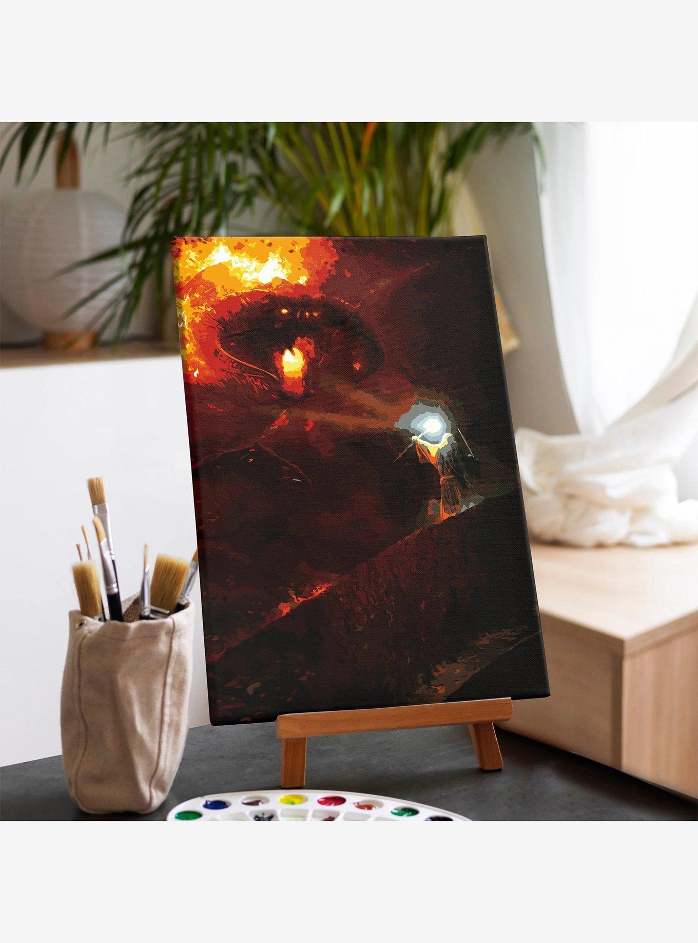 The Lord of the Rings Balrog & Gandalf Paint By Numbers Kit, , hi-res