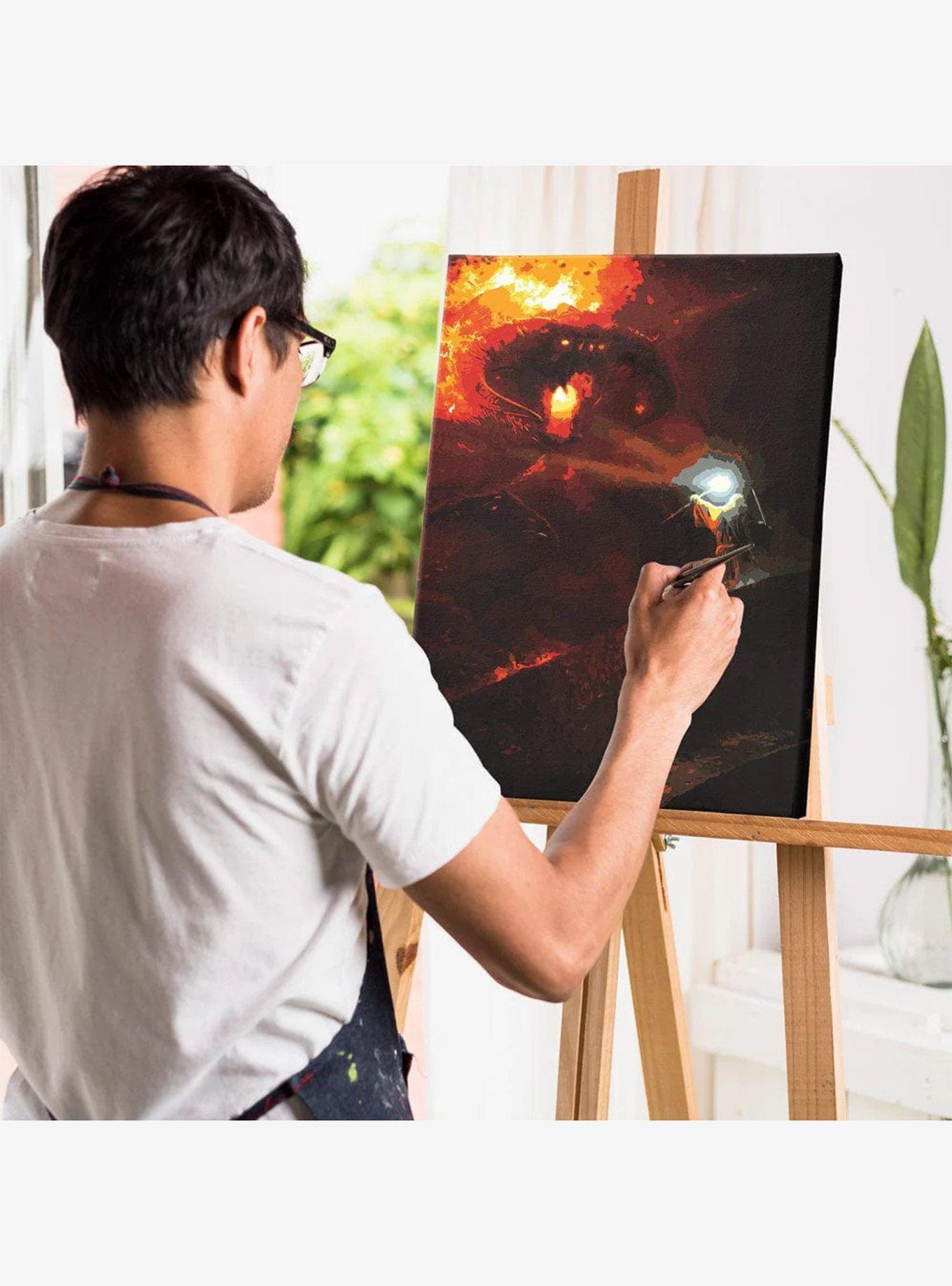 The Lord of the Rings Balrog & Gandalf Paint By Numbers Kit, , alternate