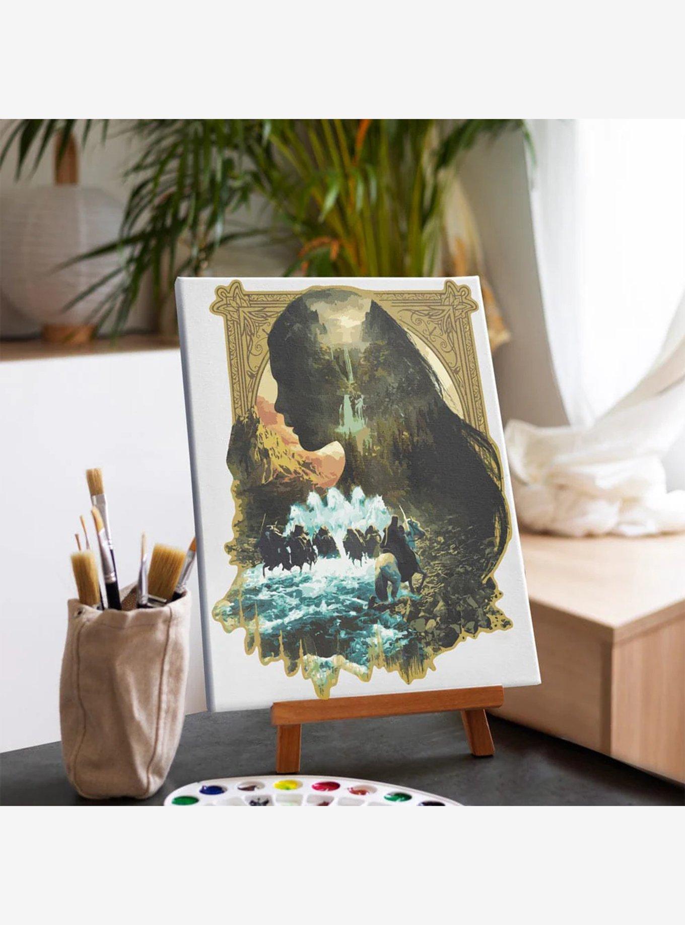 The Lord of the Rings Echoes of Middle-earth Paint By Numbers Kit, , hi-res