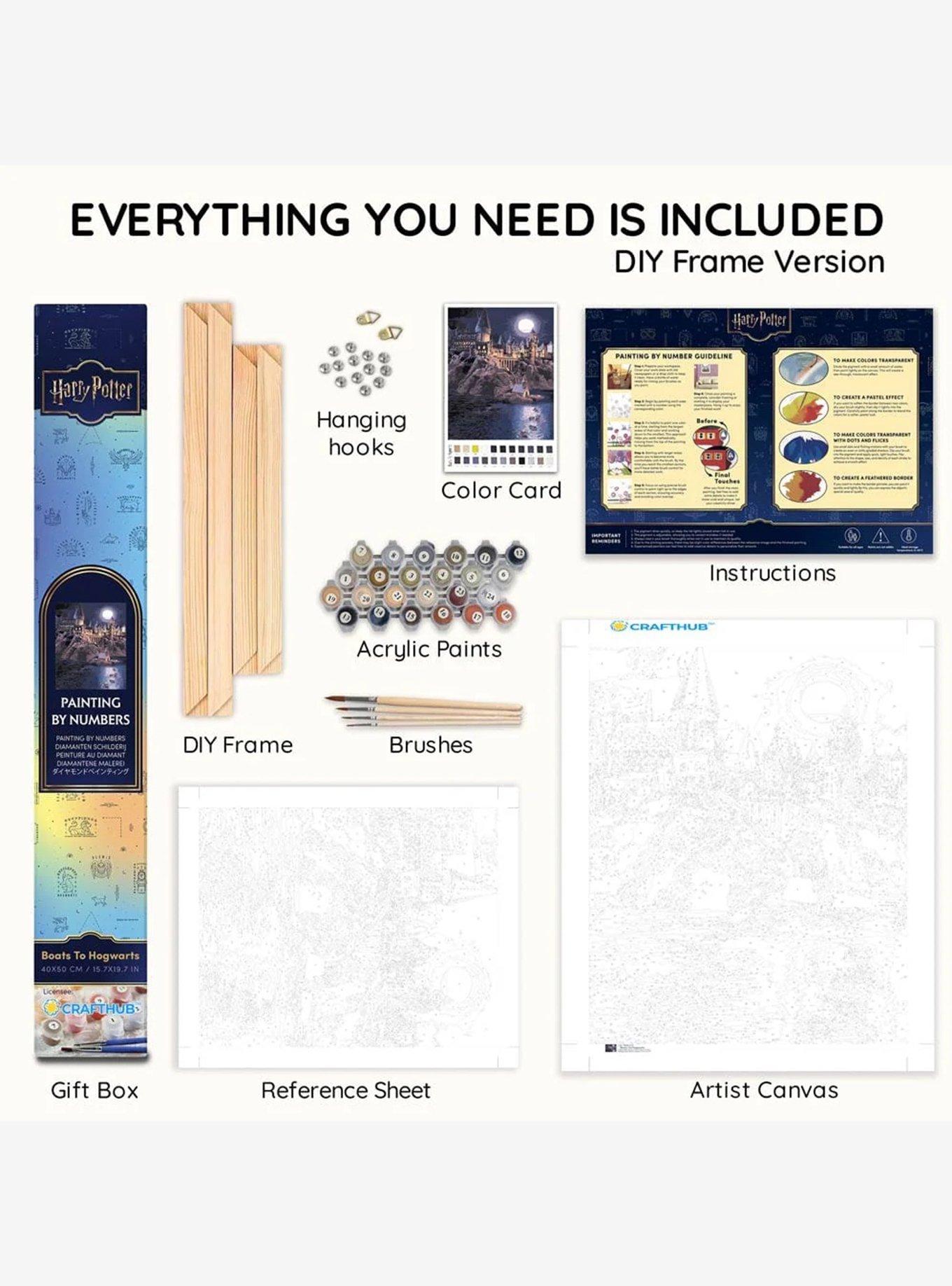 Harry Potter Boats to Hogwarts Paint By Numbers Kit, , alternate