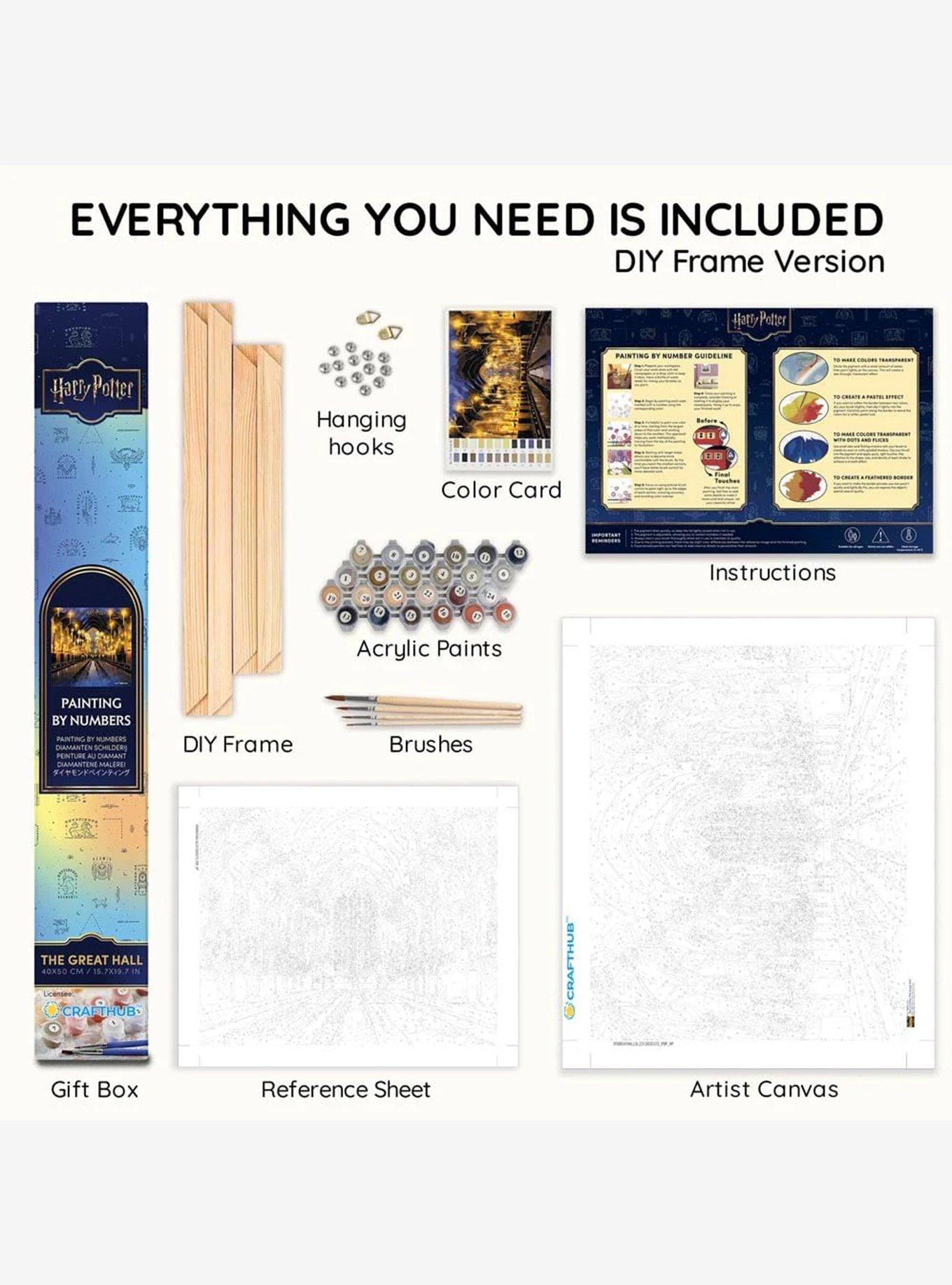 Harry Potter Great Hall Paint By Numbers Kit, , alternate