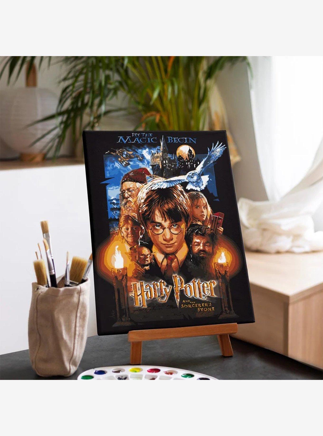Harry Potter and the Sorcerer's Stone Film Poster Paint By Numbers Kit, , hi-res