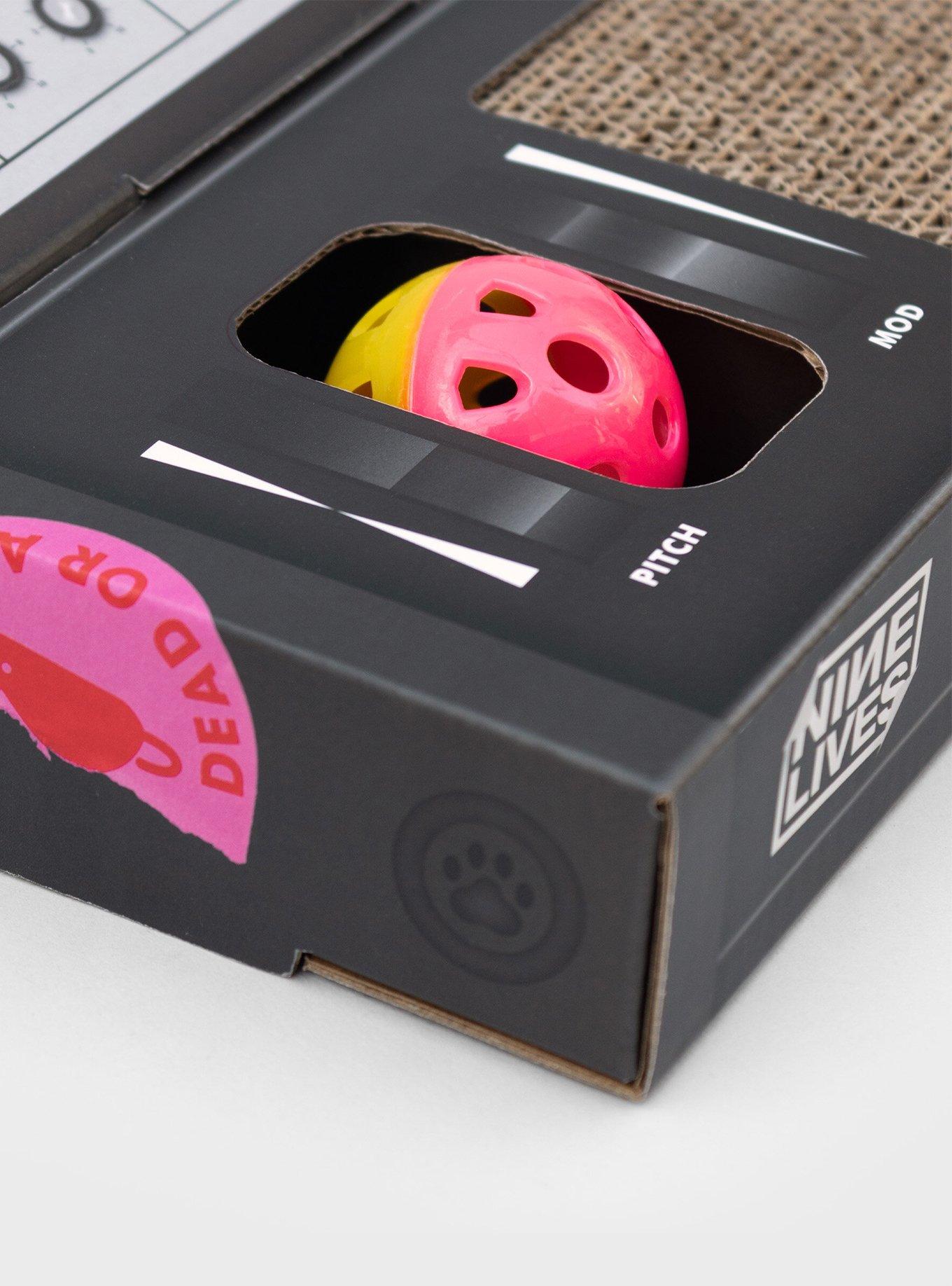 Cat Playhouse Cardboard Synthesiser Scratch Toy, , alternate