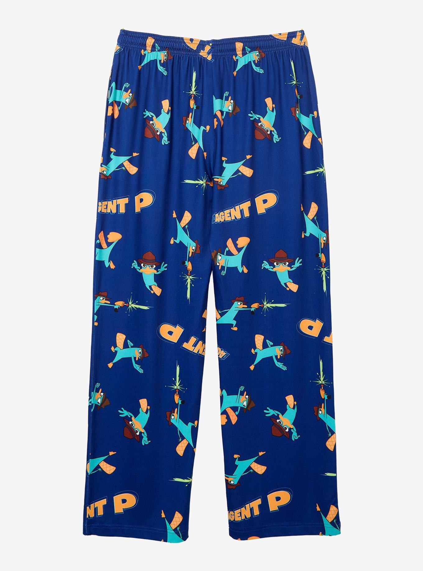 Disney Phineas & Ferb Agent P Allover Print Sleep Pants - BoxLunch Exclusive, , hi-res