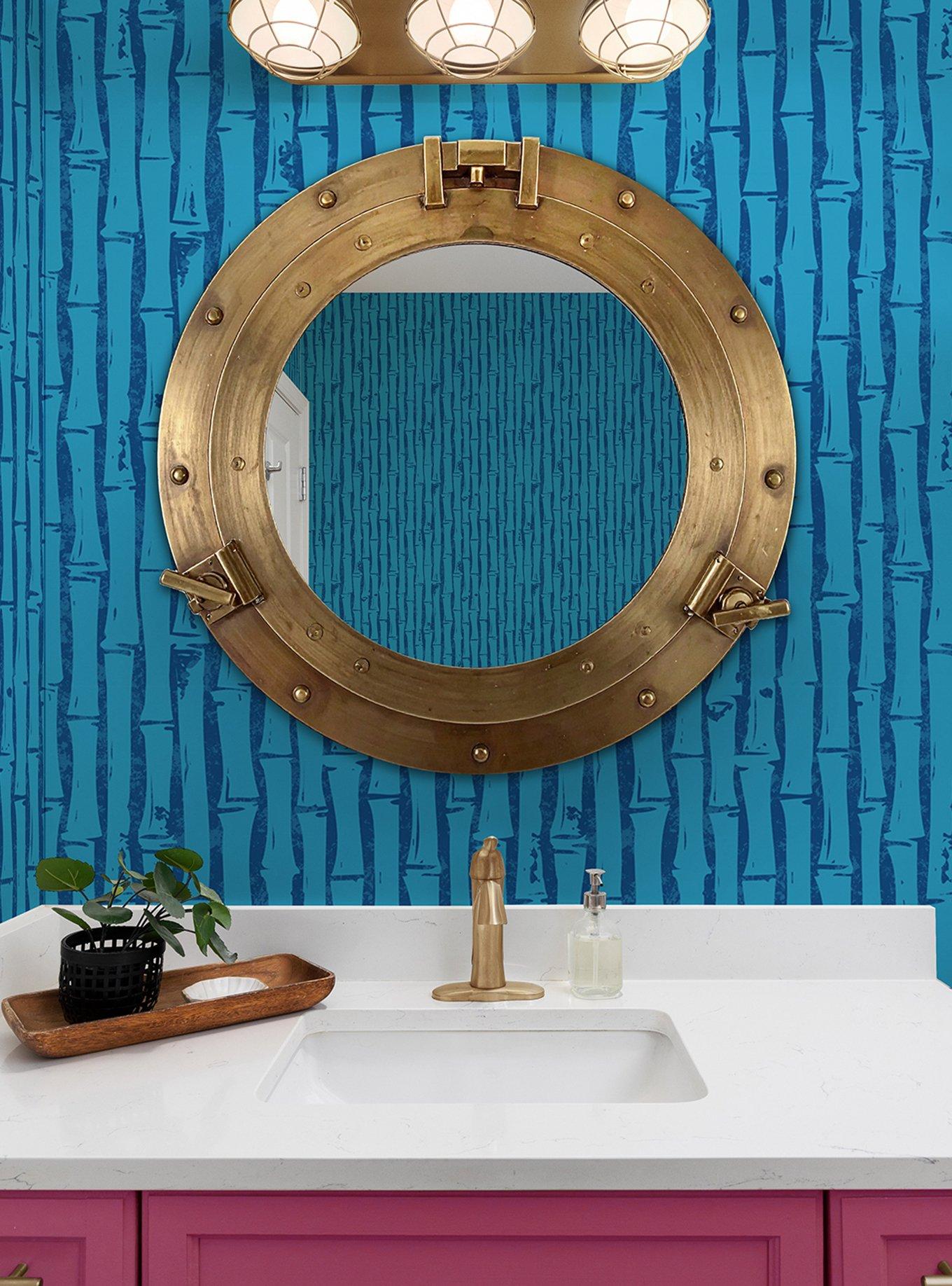 SpongeBob SquarePants Bamboo Blue Wallpaper, , alternate