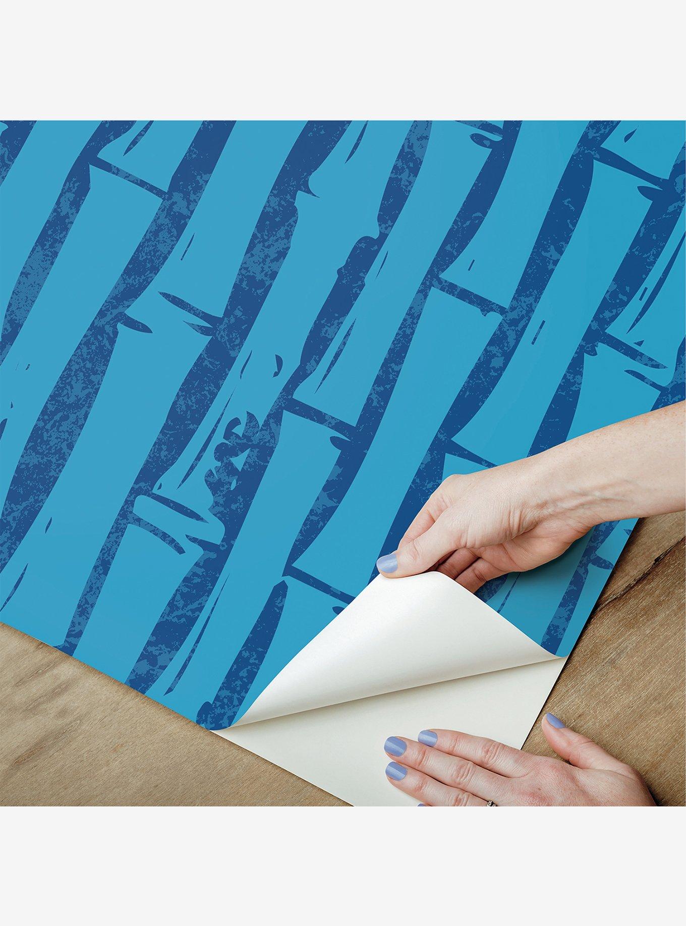 SpongeBob SquarePants Bamboo Blue Wallpaper, , alternate