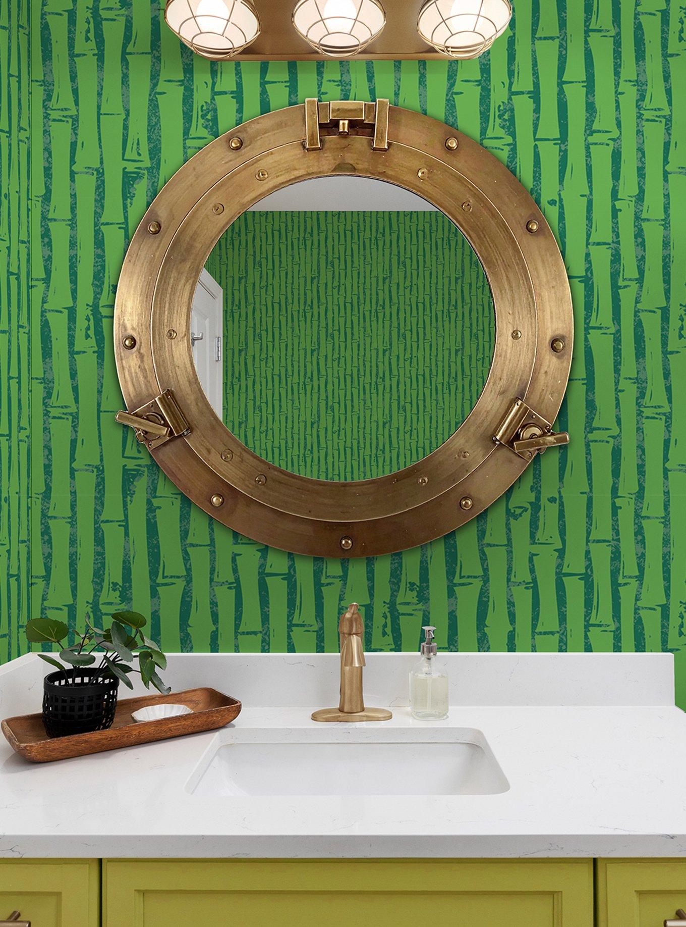 SpongeBob SquarePants Bamboo Green Wallpaper, , alternate