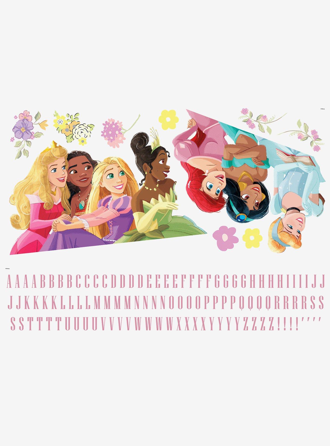 Disney Princesses Giant Wall Decal With Alphabet, , alternate