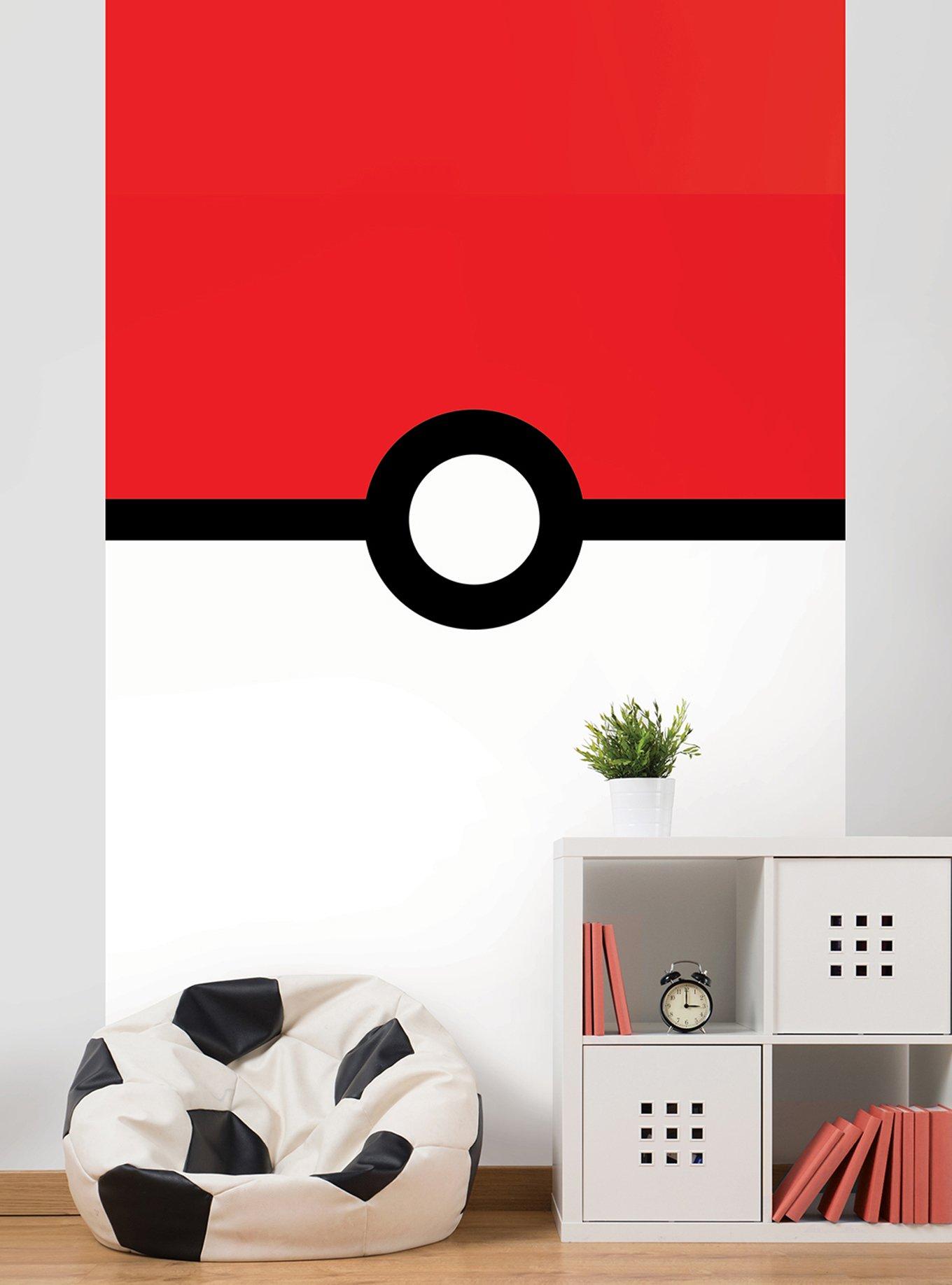 Pok&eacute;mon Pokeball Red and White Mural, , alternate