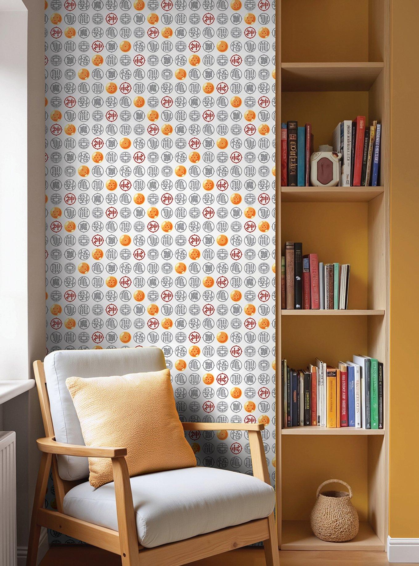 Dragon Ball Z Symbols White Wallpaper, , hi-res