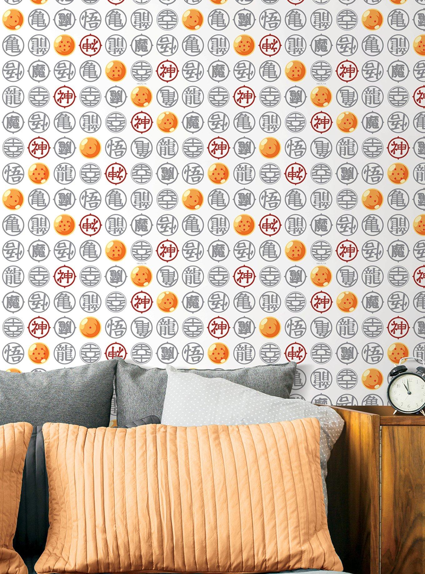 Dragon Ball Z Symbols White Wallpaper, , alternate
