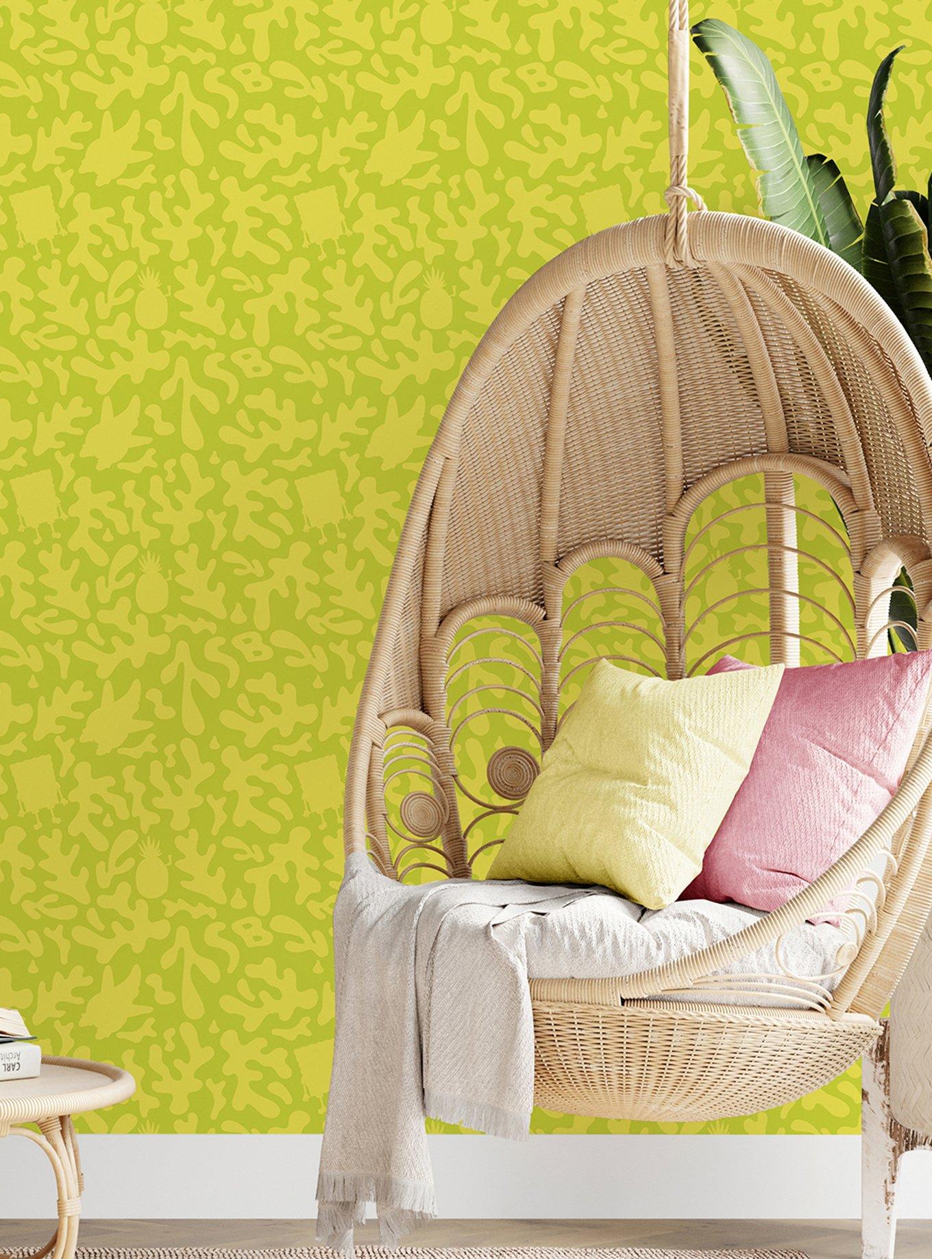 SpongeBob SquarePants Underwater Yellow Wallpaper, , hi-res