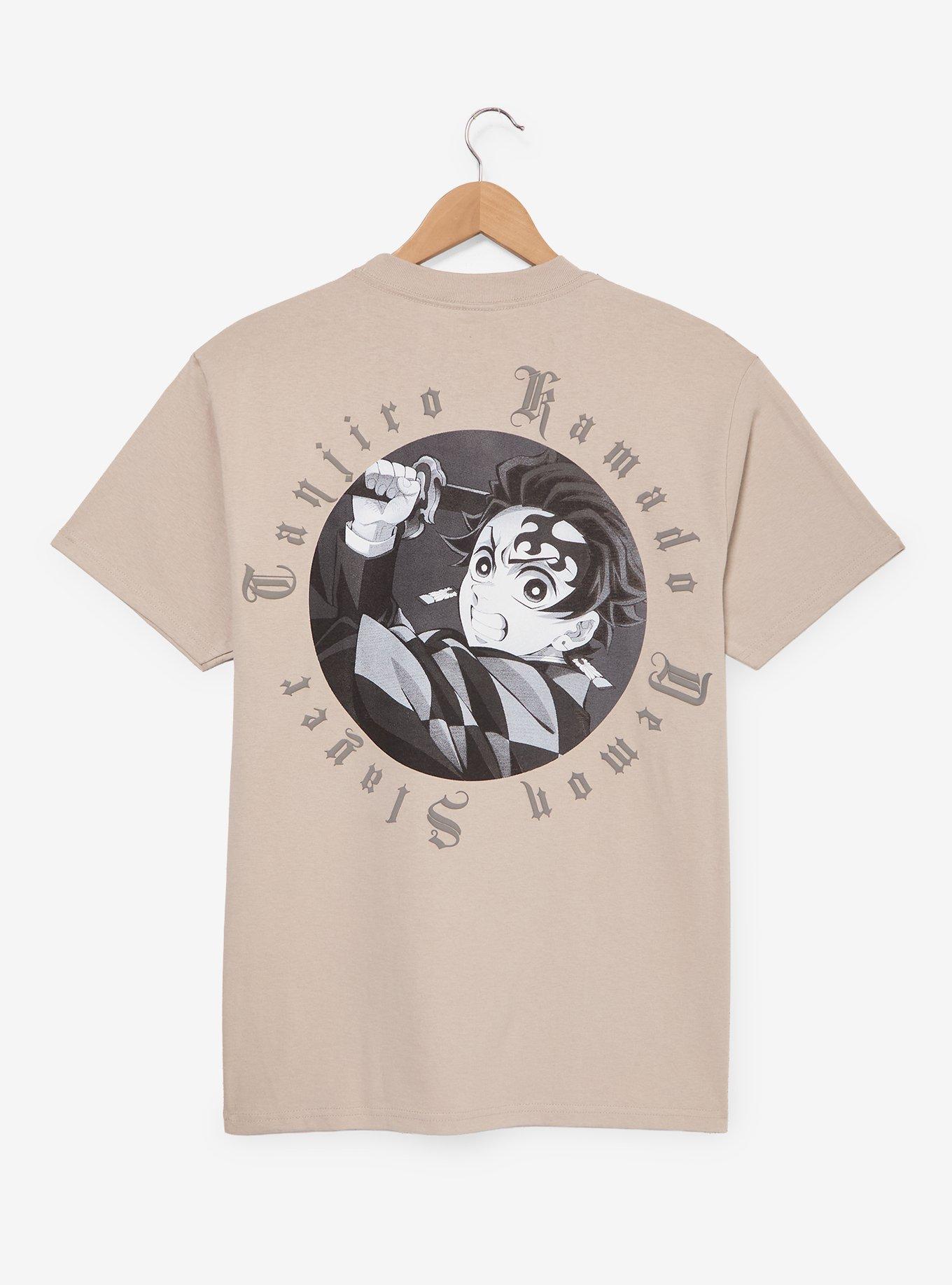 Demon Slayer Tanjiro Kamado Tonal T-Shirt - BoxLunch Exclusive, , hi-res