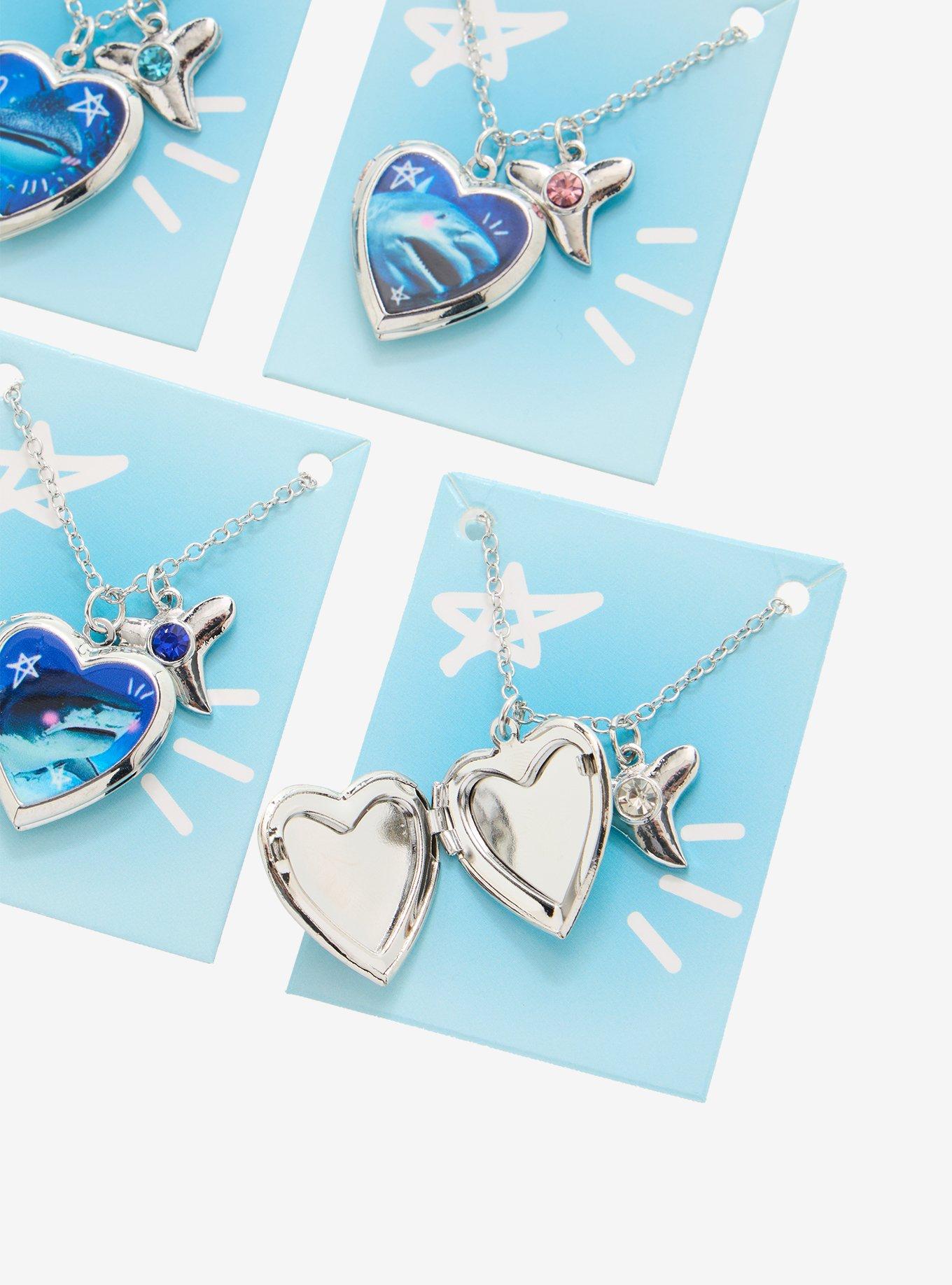 Shark Attack Heart Blind Box Necklace, , hi-res