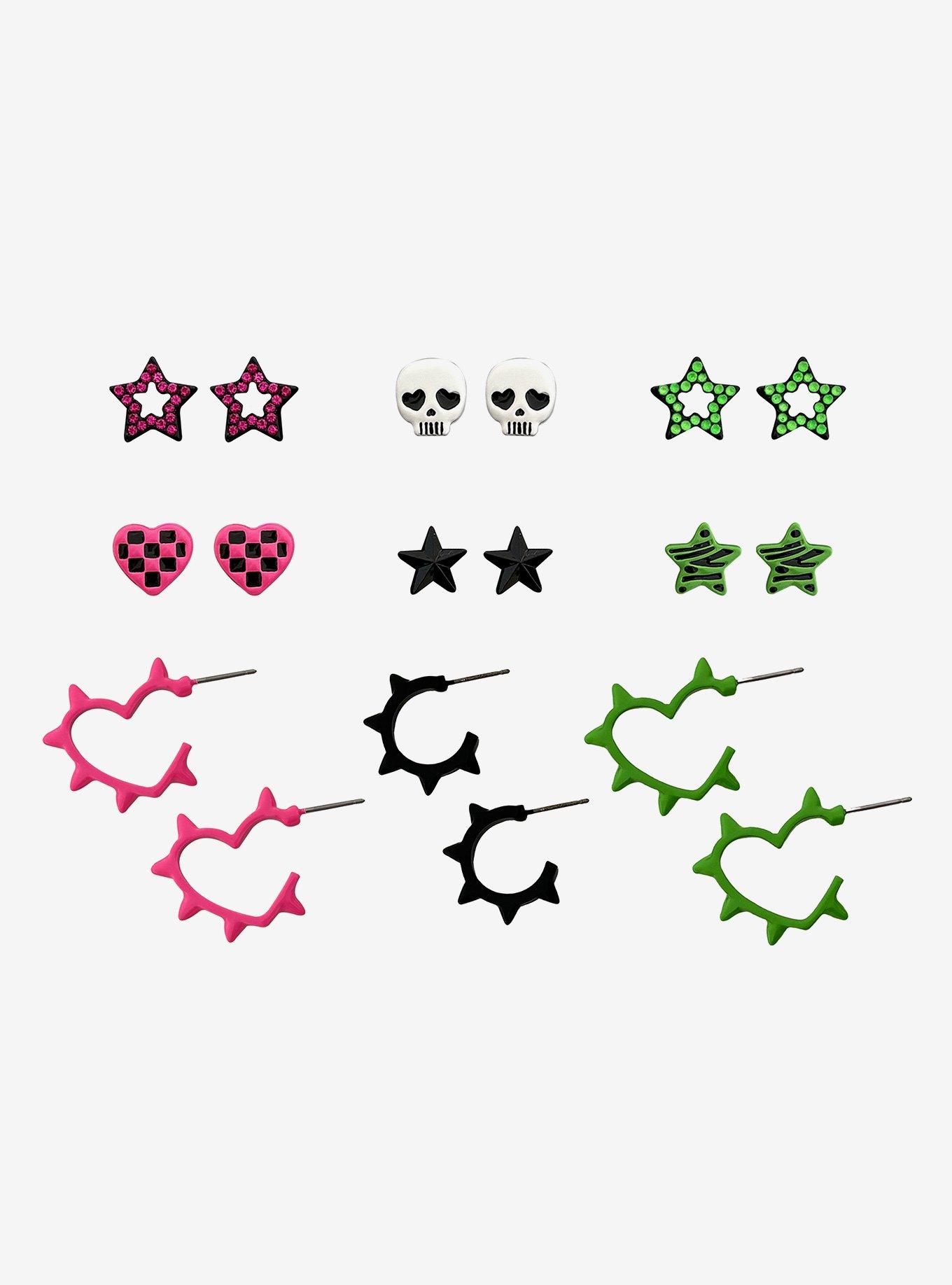 Neon Scene Icons Earring Set, , hi-res