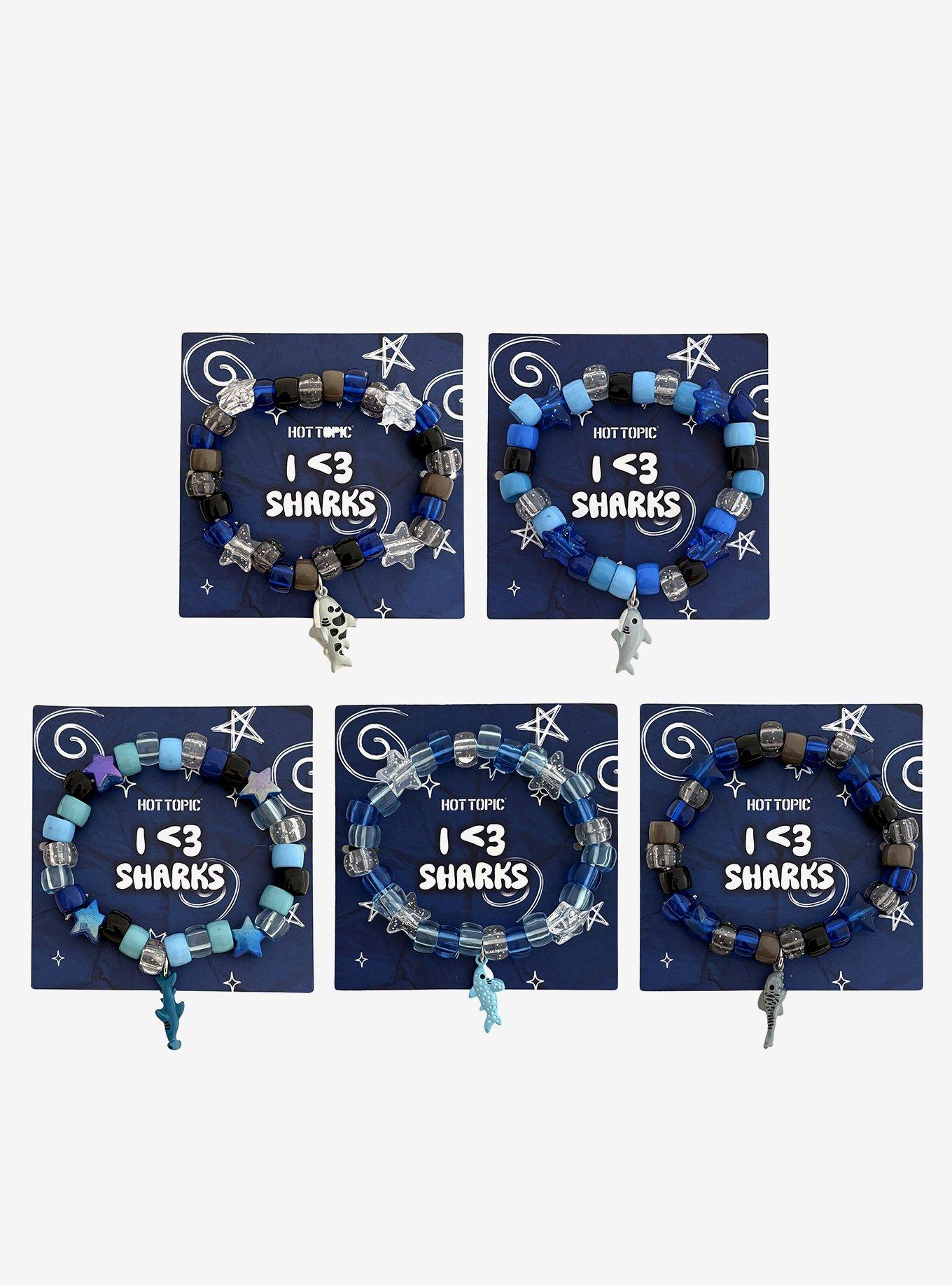 I Love Sharks Blind Box Bead Bracelet, , hi-res