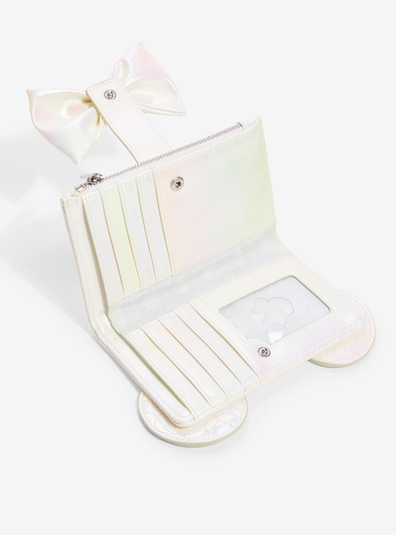 Loungefly Disney Minnie Mouse Iridescent Wedding Bow Wallet - BoxLunch Exclusive, , alternate - view 4