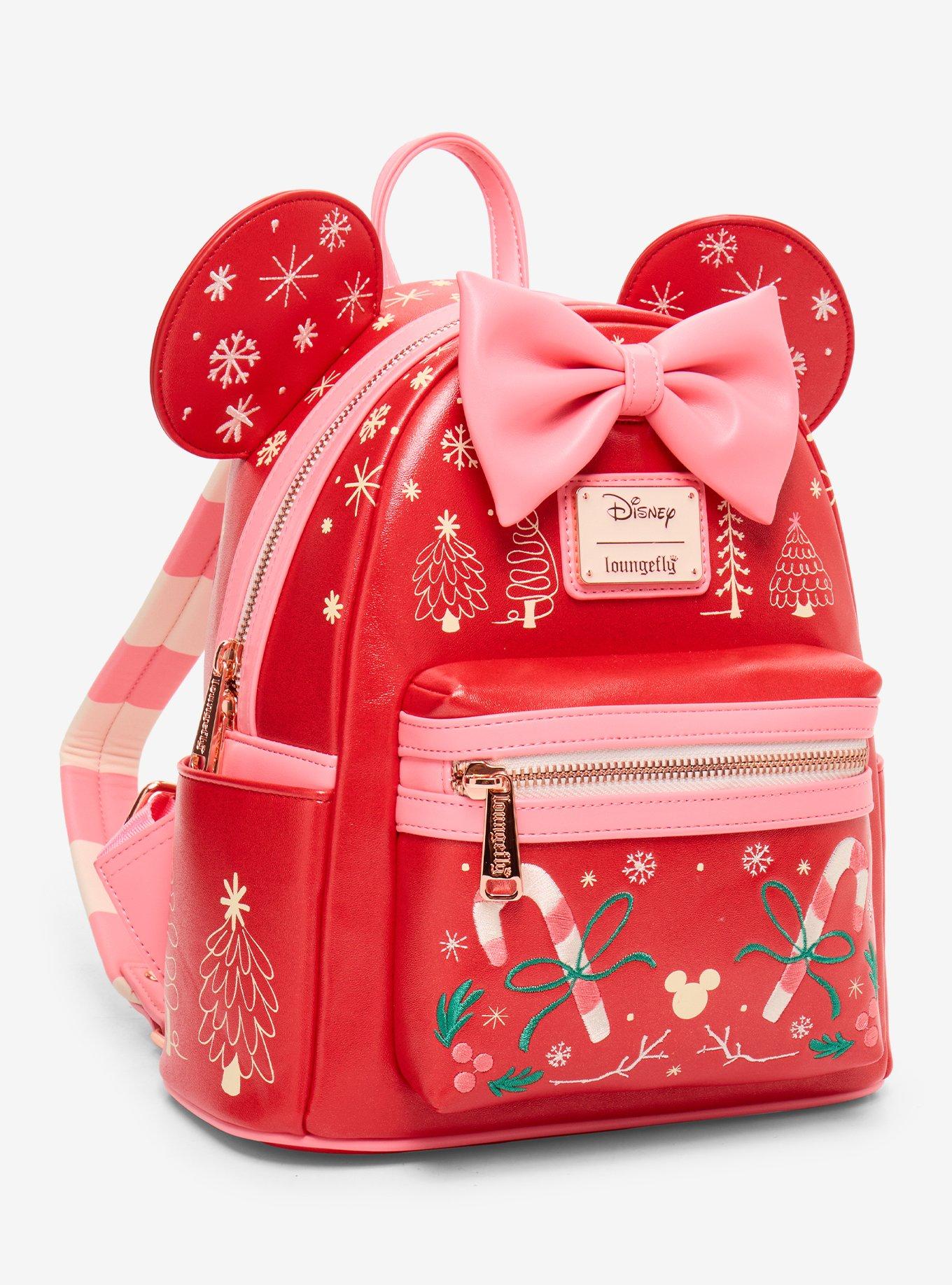 Loungefly Disney Minnie Mouse Candy Cane Mini Backpack, , hi-res