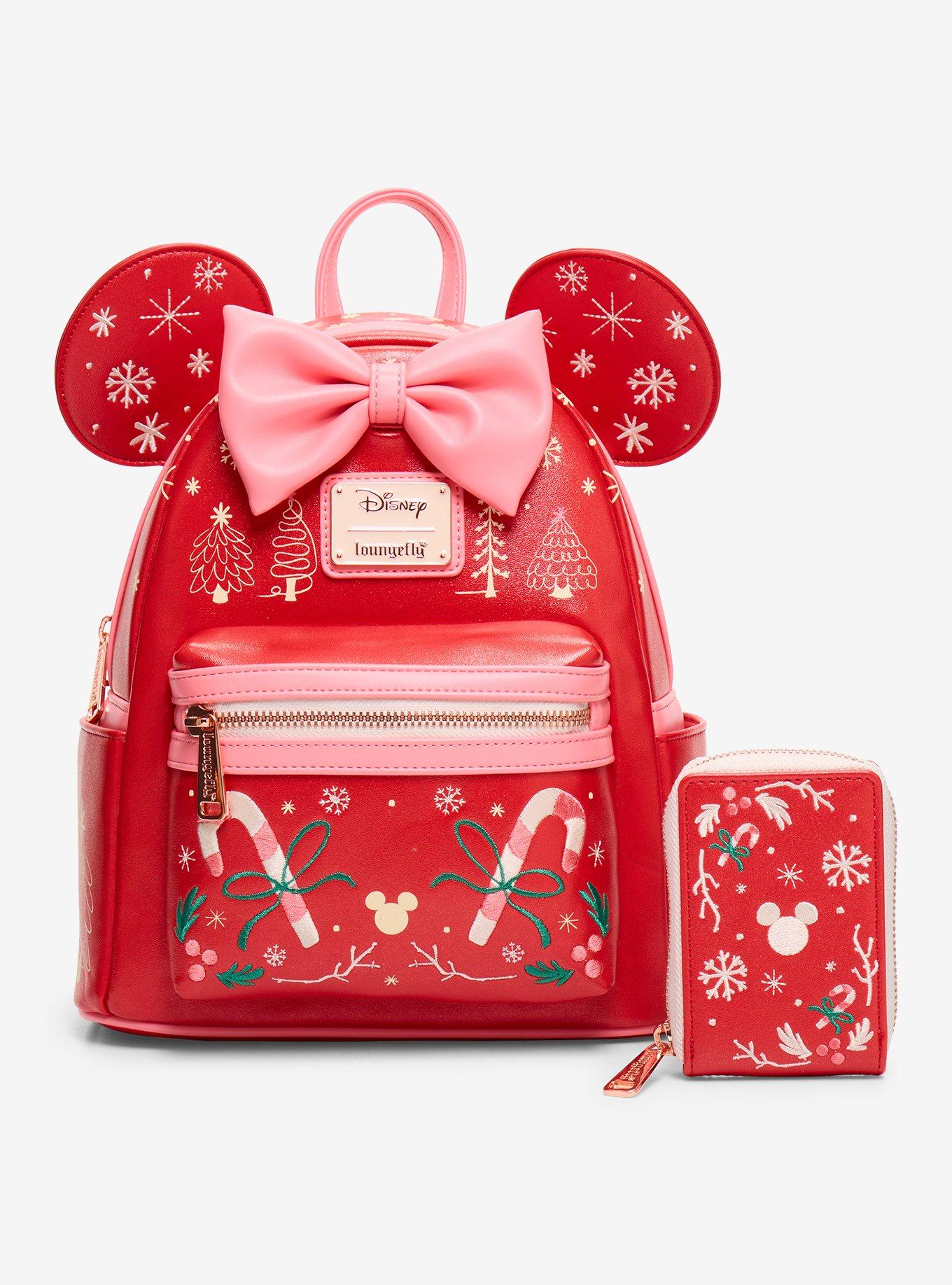 Loungefly Disney Minnie Mouse Candy Cane Wallet, , alternate - view 5