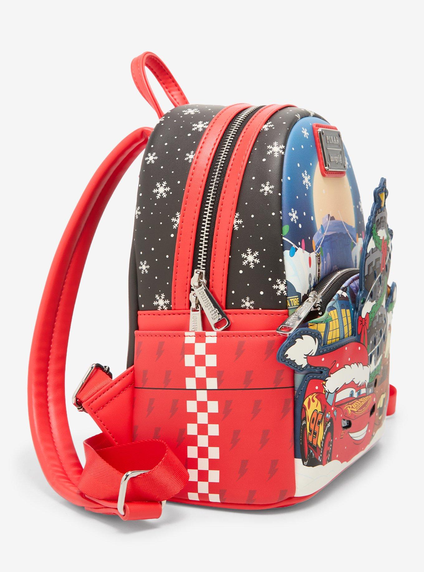 Loungefly Disney Pixar Cars Holiday Light-Up Mini Backpack - BoxLunch Exclusive, , alternate - view 3