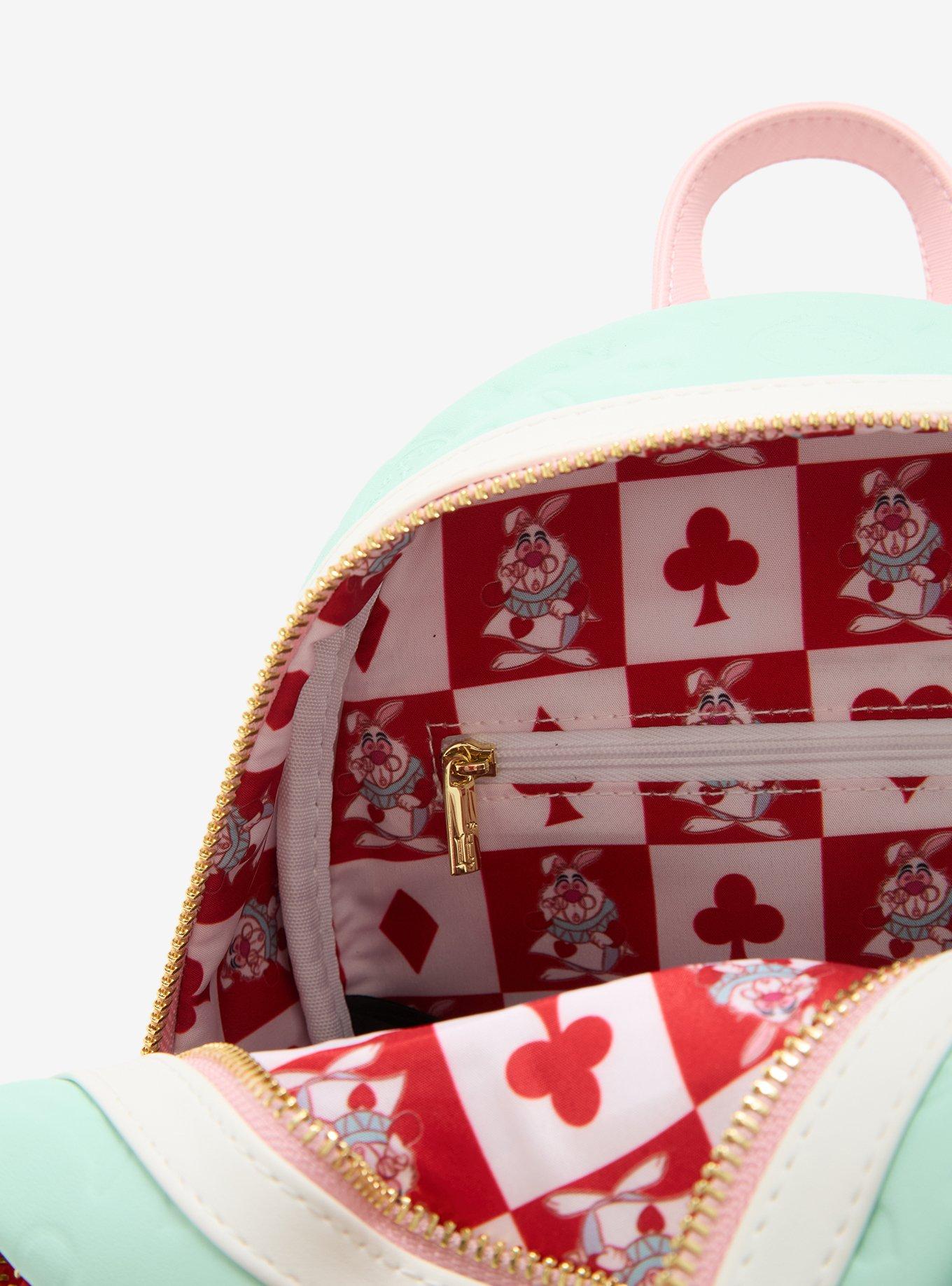 Loungefly Disney Alice in Wonderland White Rabbit Figural Mini Backpack - BoxLunch Exclusive, , alternate - view 4