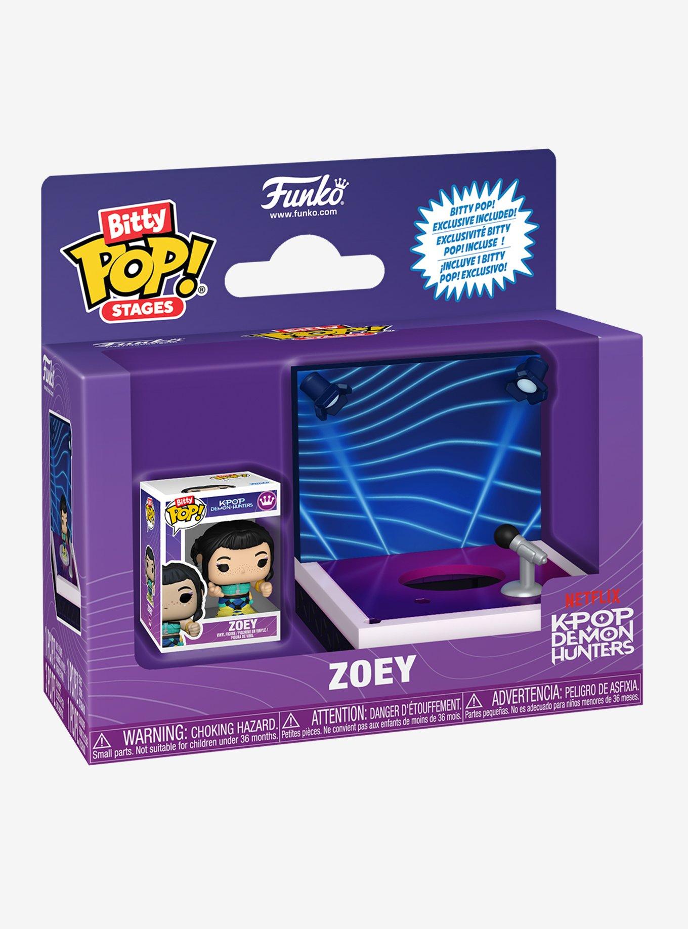 Funko Bitty Pop! Stages Animation KPop Demon Hunters Zoey Vinyl Figure, , alternate - view 3