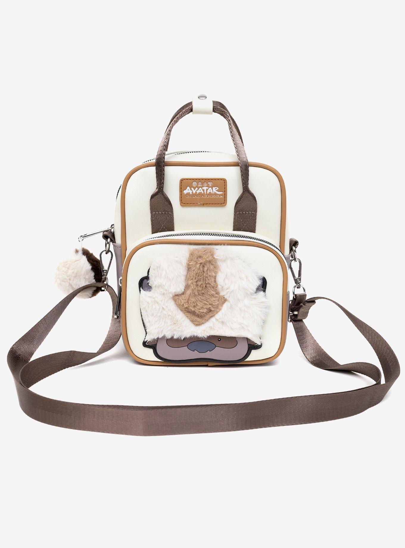 Avatar: The Last Airbender Appa Furry Face and Yip Yip Crossbody Bag, , alternate