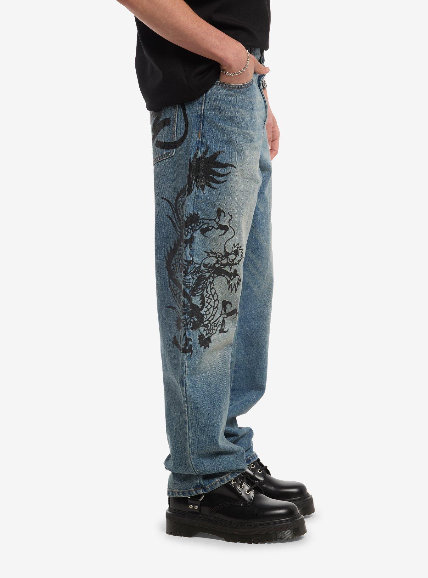 Ed Hardy Dragon Jeans, BLUE, alternate