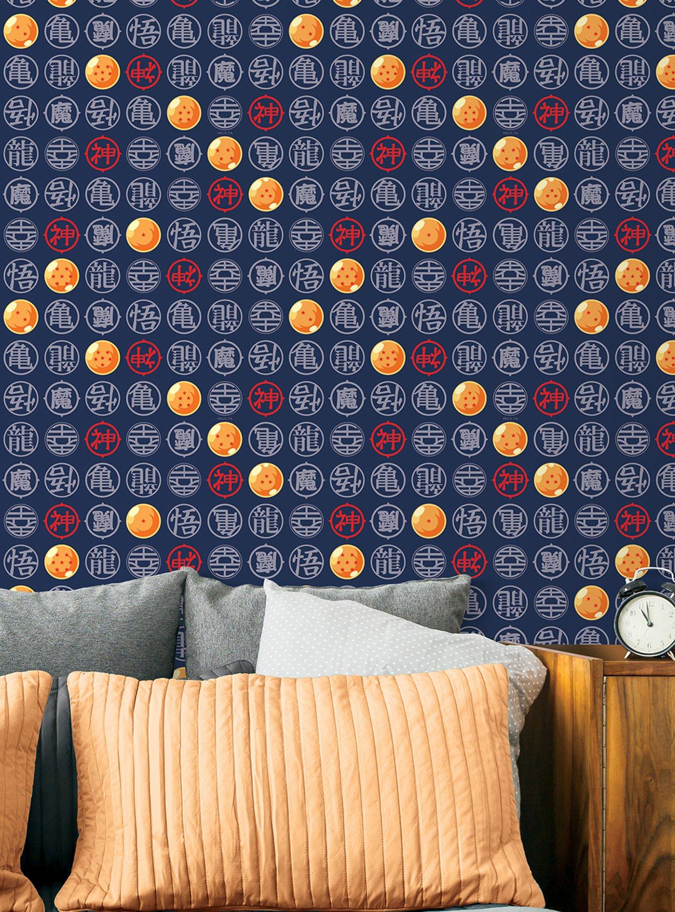 Dragon Ball Z Symbols Blue Wallpaper, , alternate