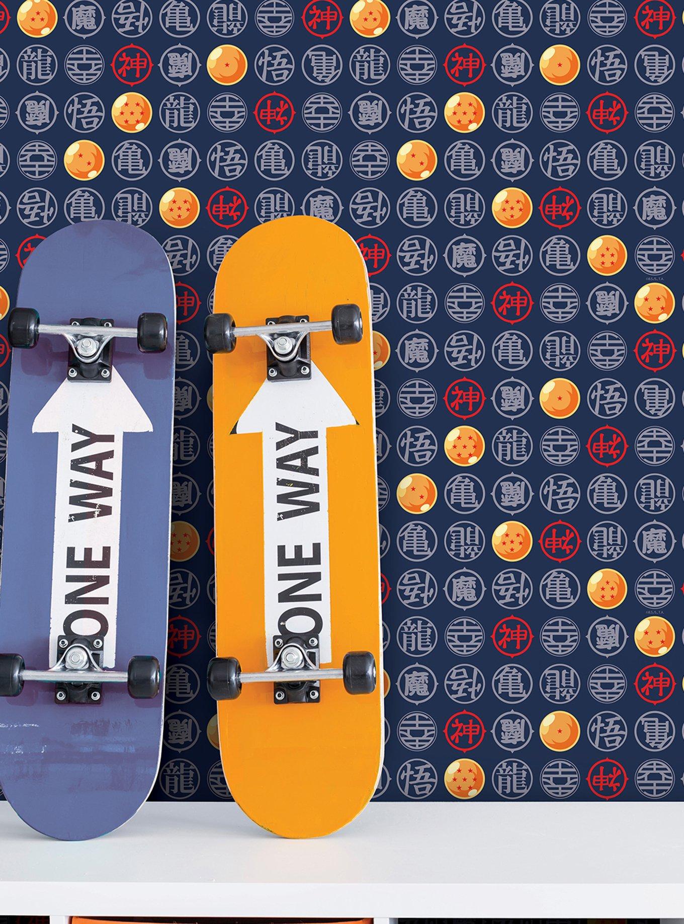 Dragon Ball Z Symbols Blue Wallpaper, , alternate