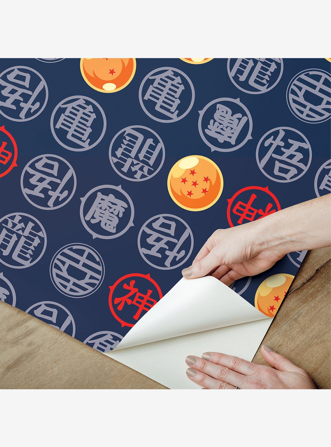 Dragon Ball Z Symbols Blue Wallpaper, , alternate