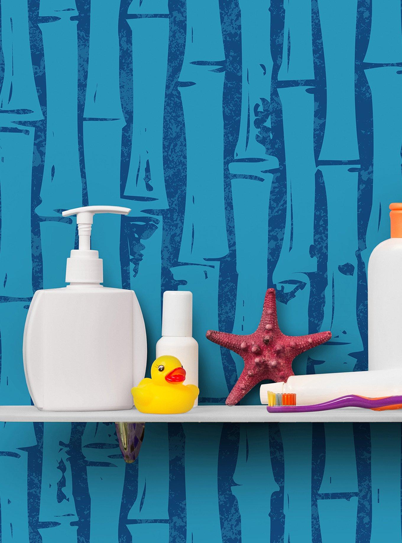 SpongeBob SquarePants Bamboo Blue Wallpaper, , alternate