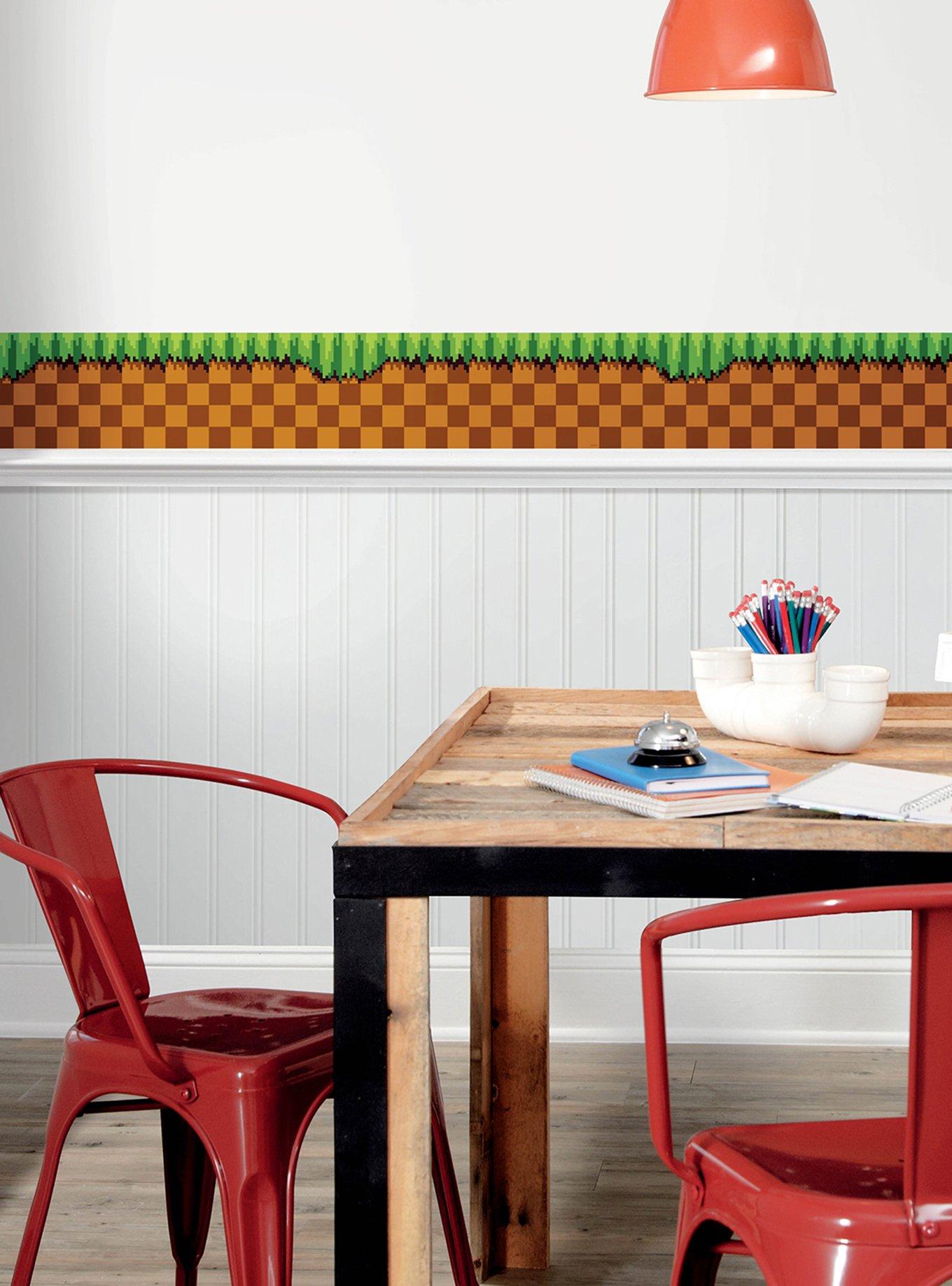 Sonic The Hedgehog Green Hill Border Decal, , alternate