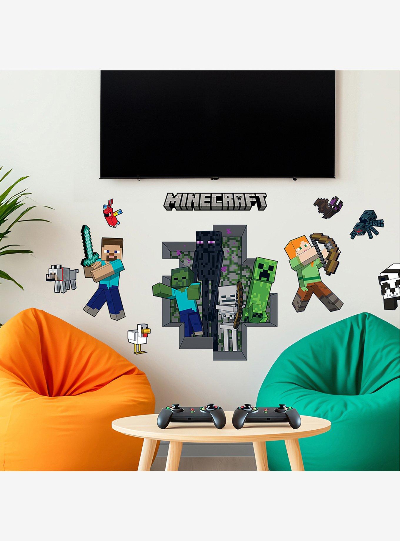 Minecraft Hostile Mobs Wall Decals, , alternate - view 2
