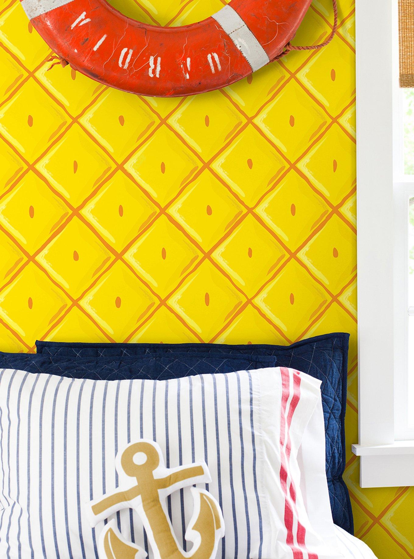 SpongeBob SquarePants Pineapple Yellow Wallpaper, , hi-res