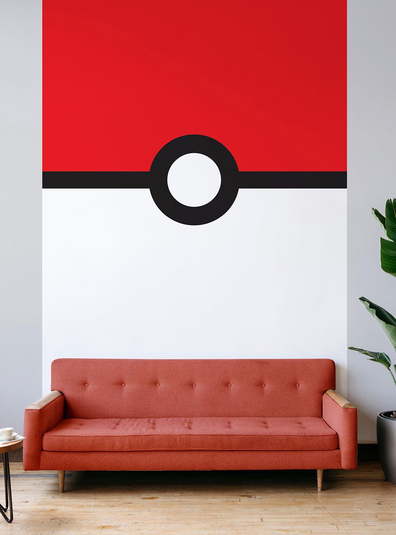 Pok&eacute;mon Pok&eacute;ball Red and White Mural, , hi-res