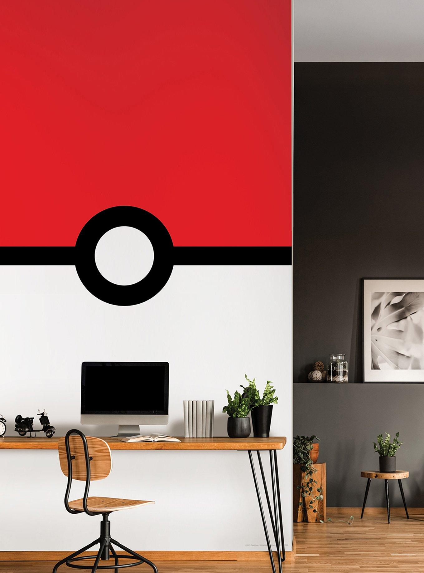 Pok&eacute;mon Pok&eacute;ball Red and White Mural, , alternate