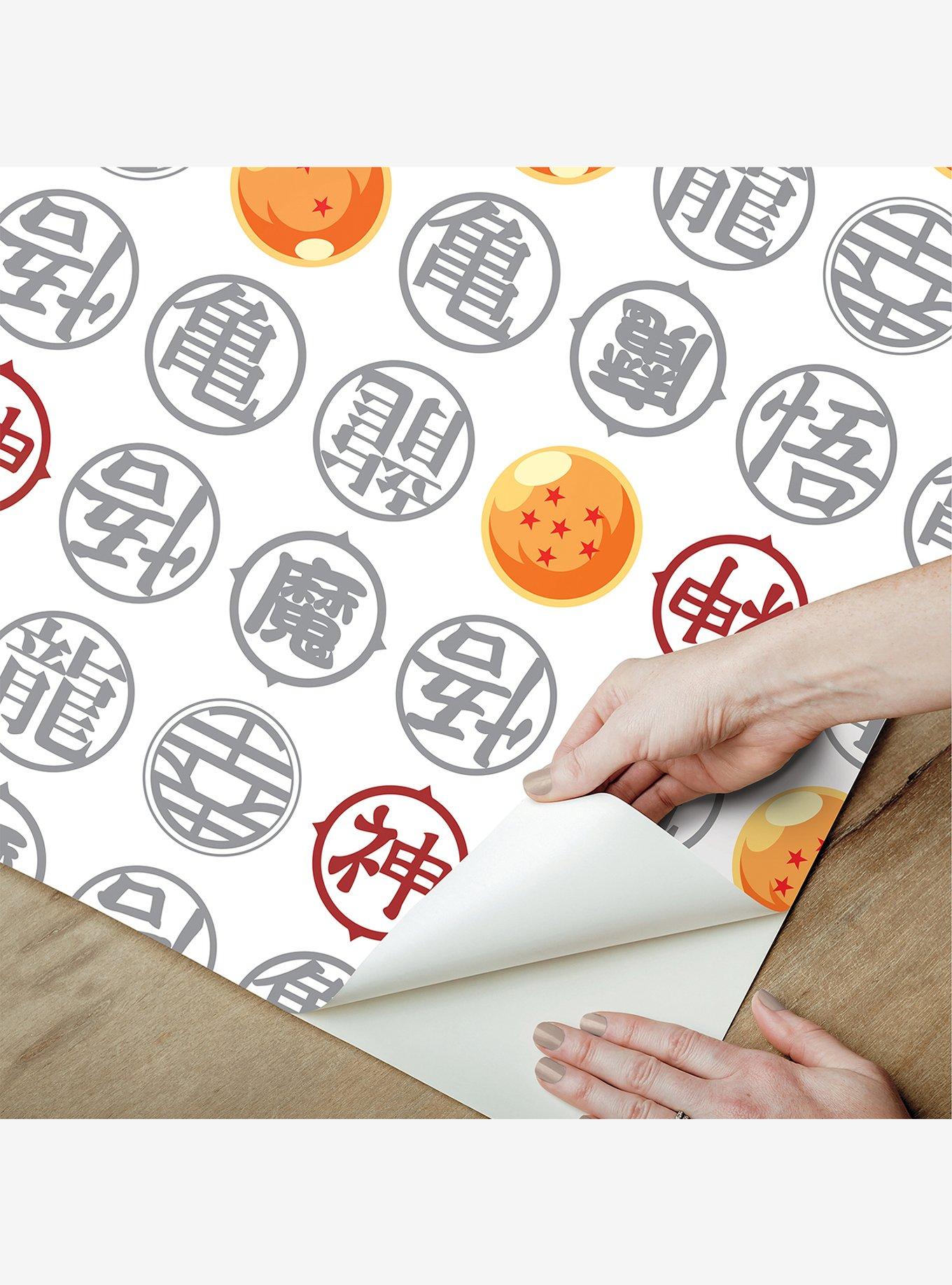 Dragon Ball Z Symbols White Wallpaper, , alternate