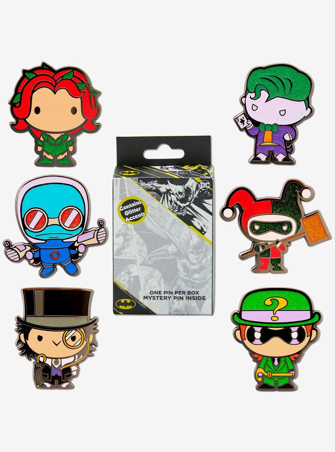 DC Comics Chibi Villains Mystery Enamel Pin Blind Box Series, , hi-res