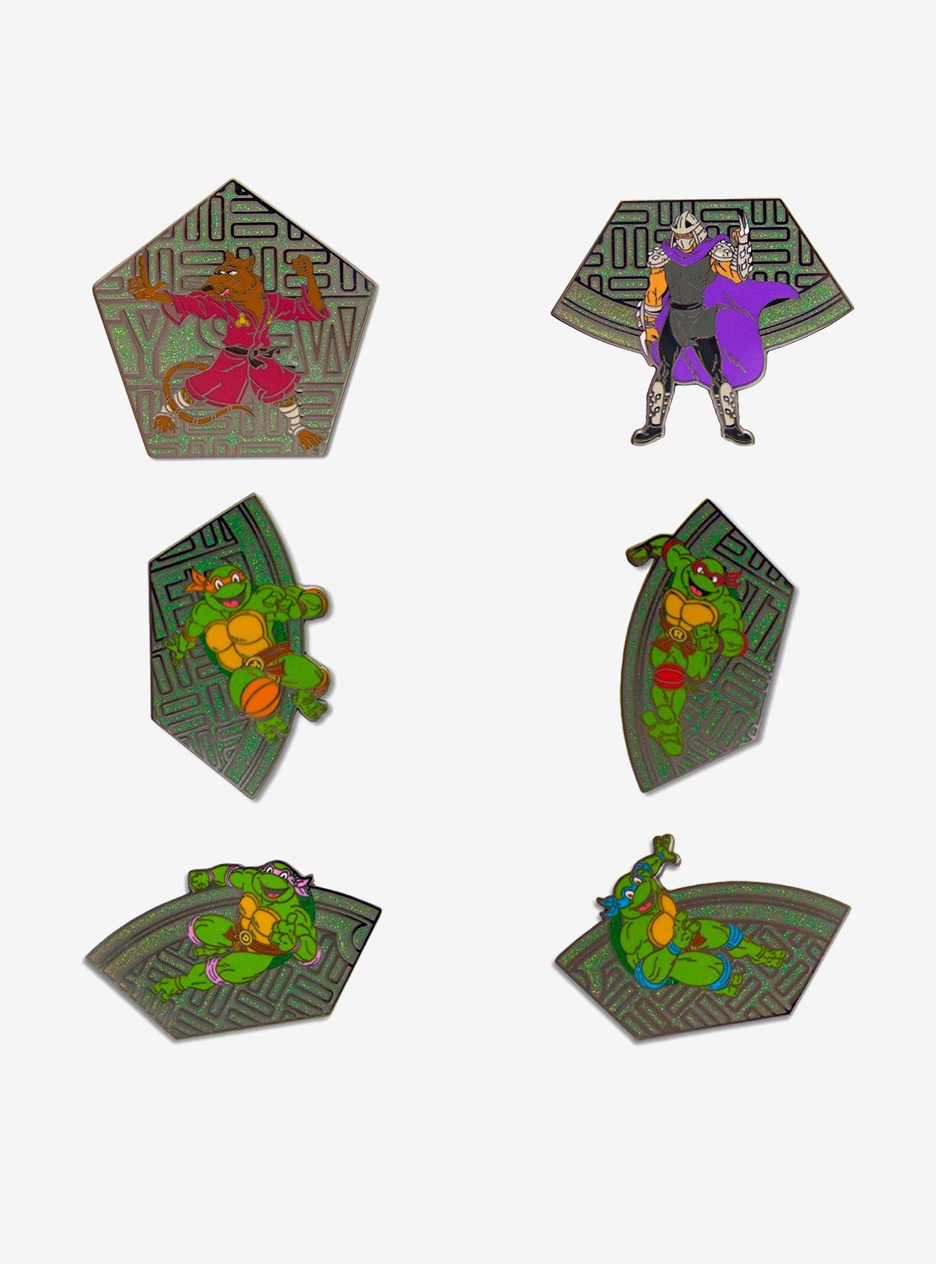 Teenage Mutant Ninja Turtles Sewer Cap Puzzle Mystery Enamel Pin Blind Box Series 2 Pack, , hi-res