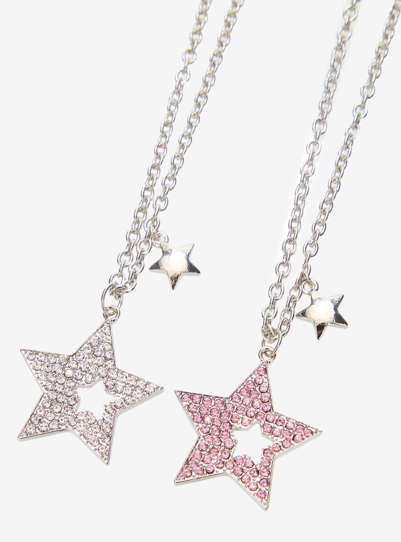 Social Collision Bling Star Best Friend Necklace Set, , alternate - view 3