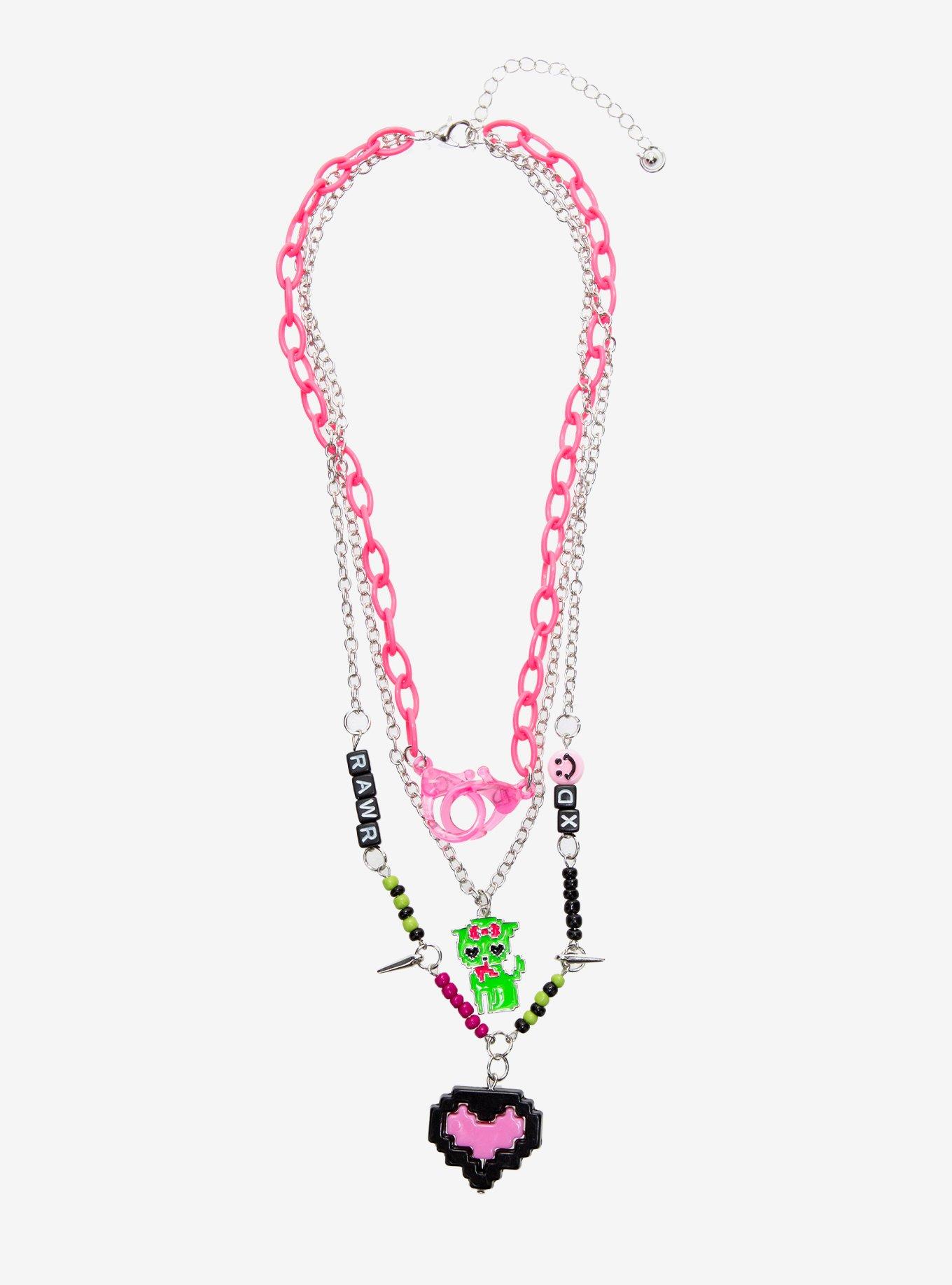 Scene Kitty Layered Necklace Set, , hi-res