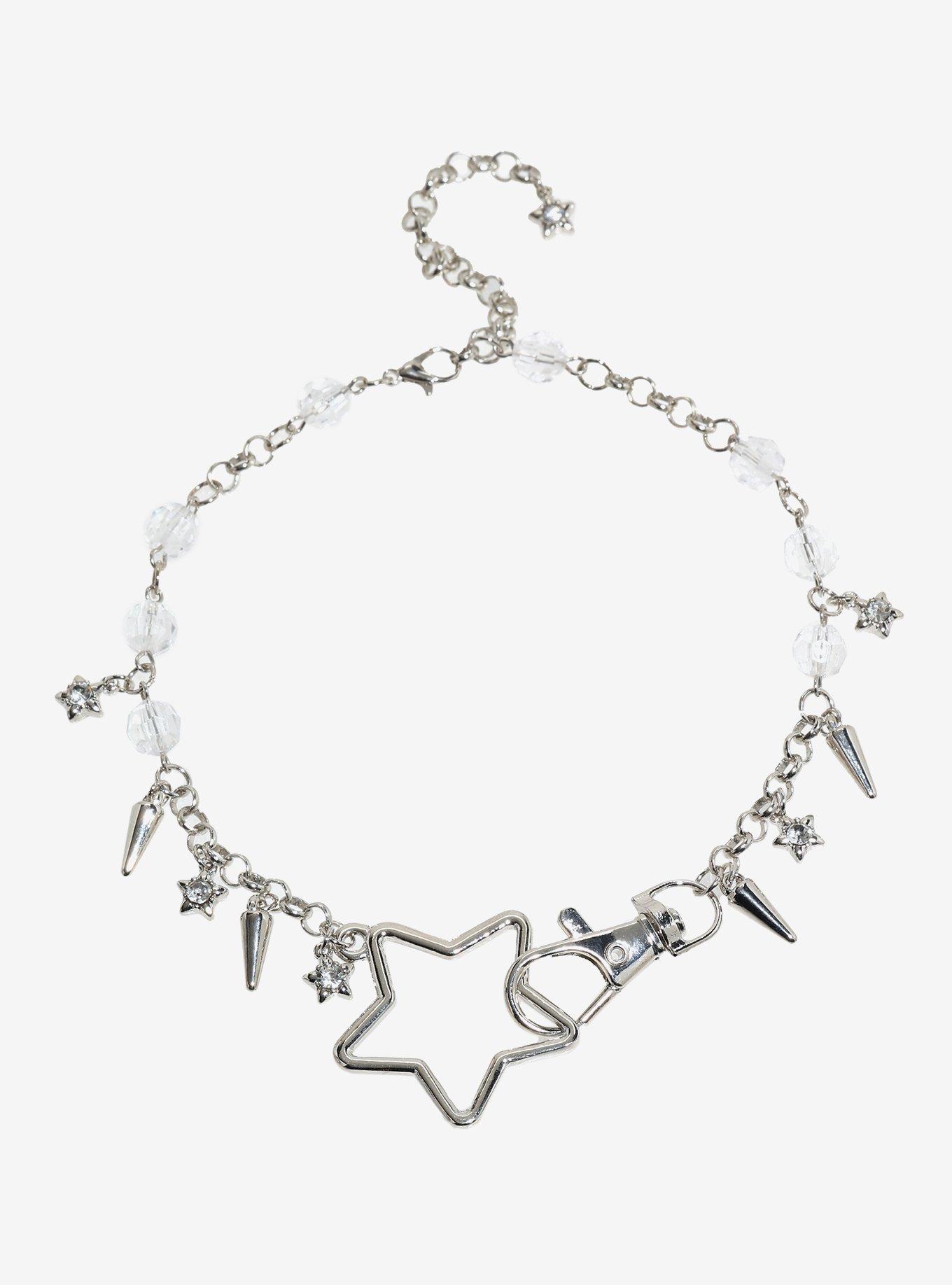 Social Collision Star Hook Charm Choker, , hi-res